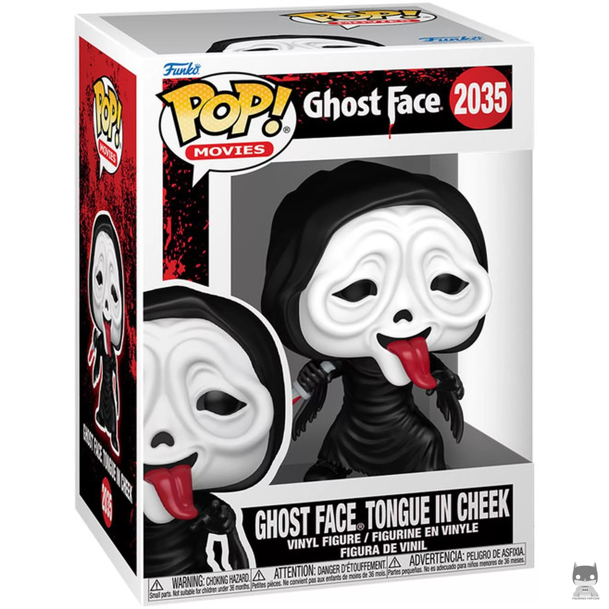 Ghost Face Tongue in Cheek Funko Pop! figure in its box