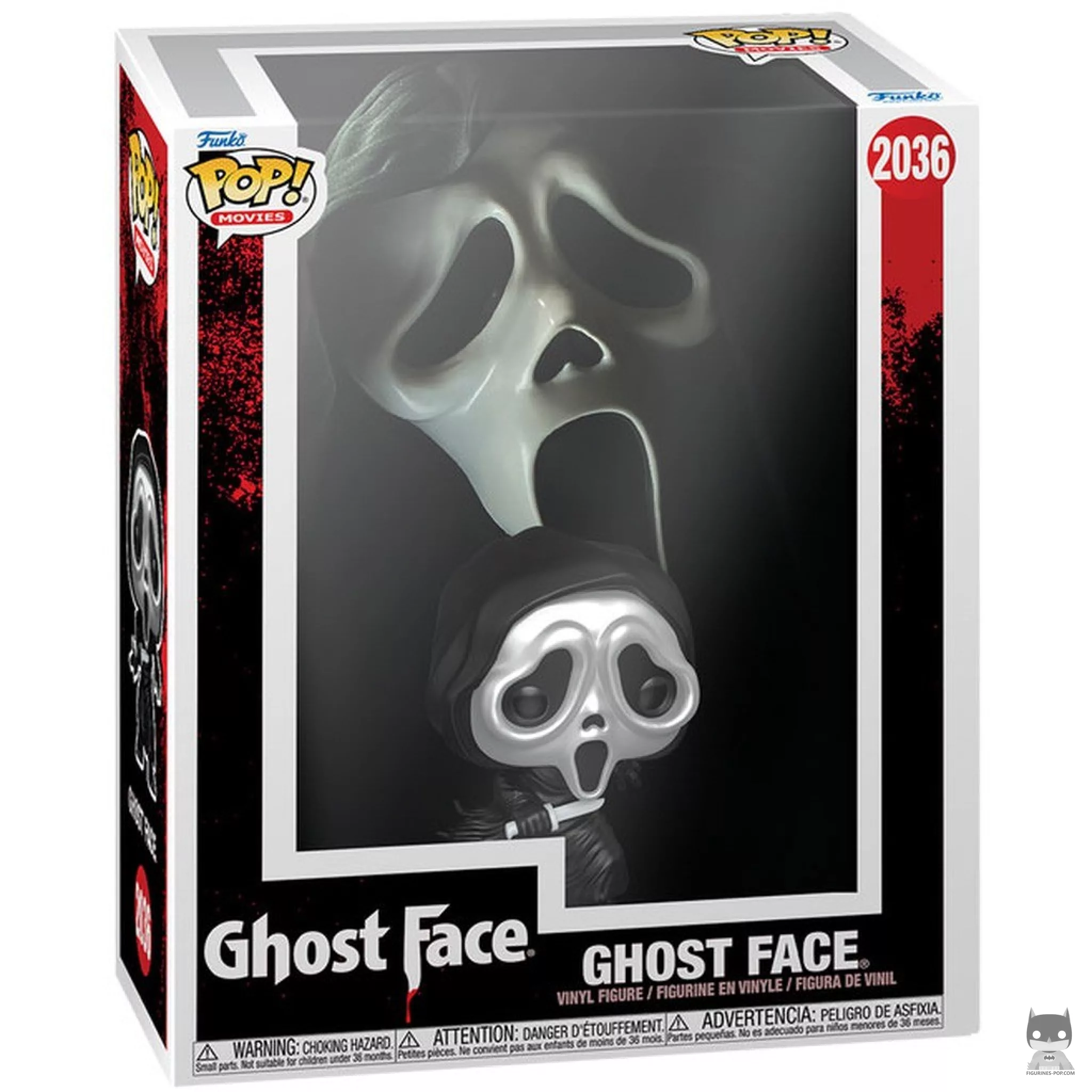 Ghost Face (Metallic) (VHS Cover) Funko Pop! figure in its box