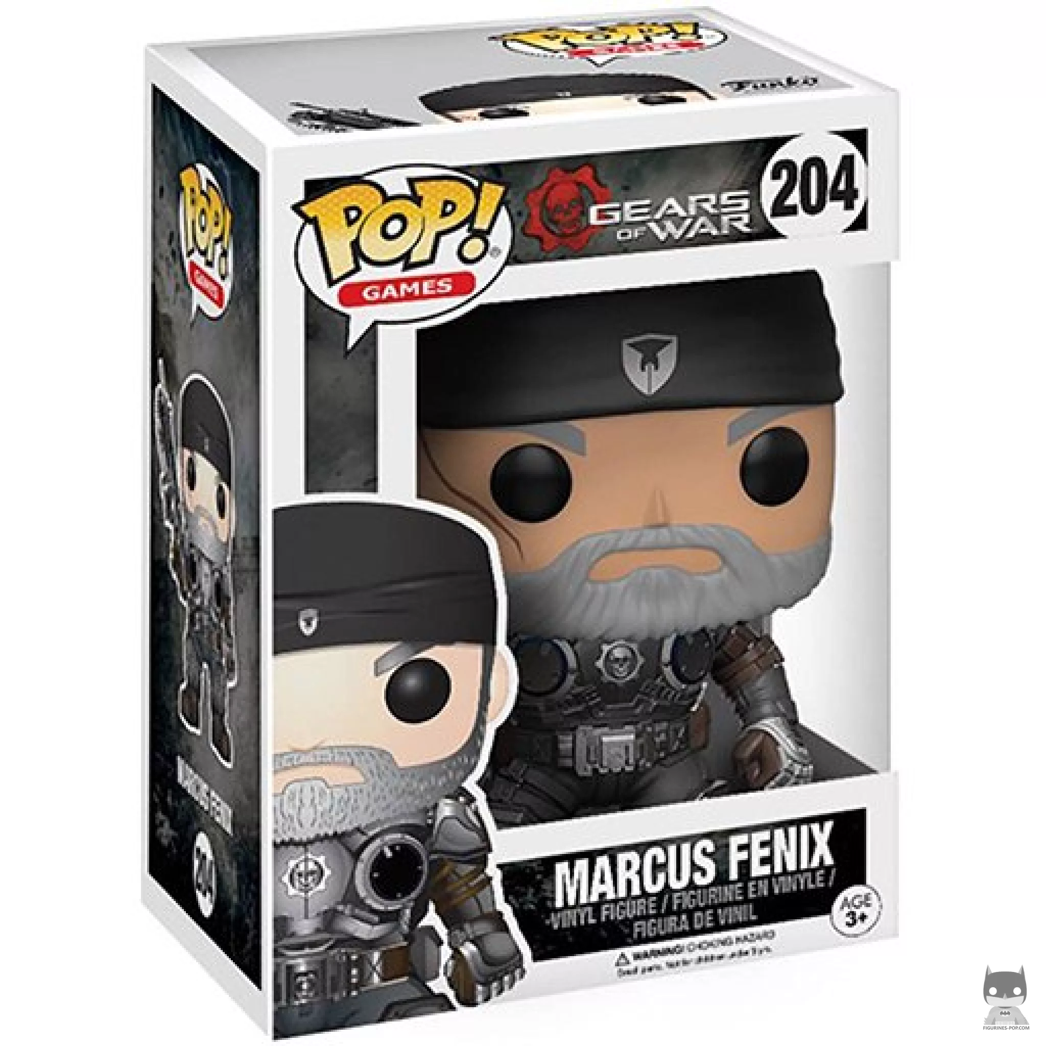 Marcus Fenix (Old Man) Funko Pop! figure in its box