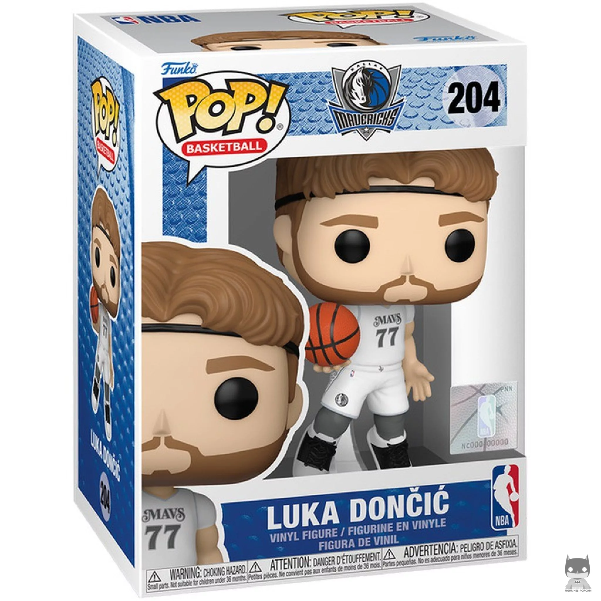 Luka Doncic (2024 City Edition Uniform) Funko Pop! figure in its box