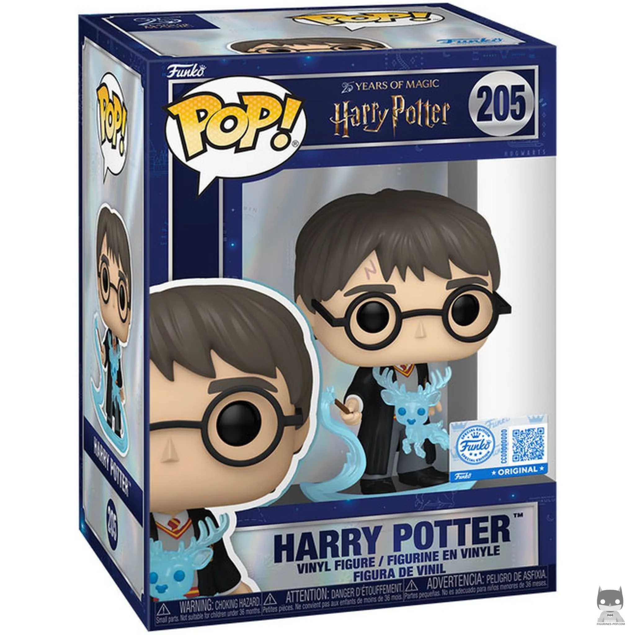 Harry Potter with Patronus (Stag) Funko Pop! figure in its box