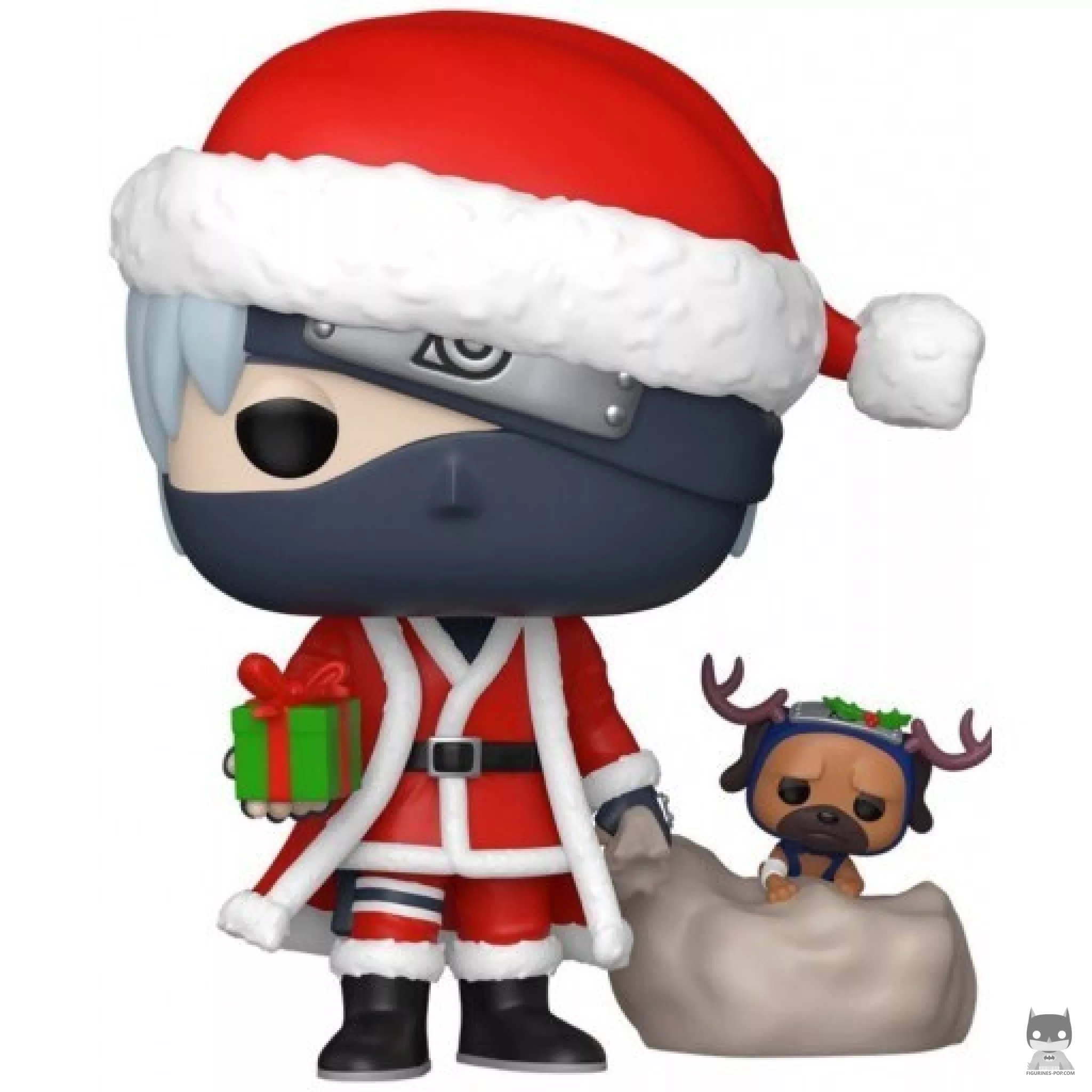 Kakashi Hatake with Pakkun (Christmas) Funko Pop! figure (Naruto Shippuden)