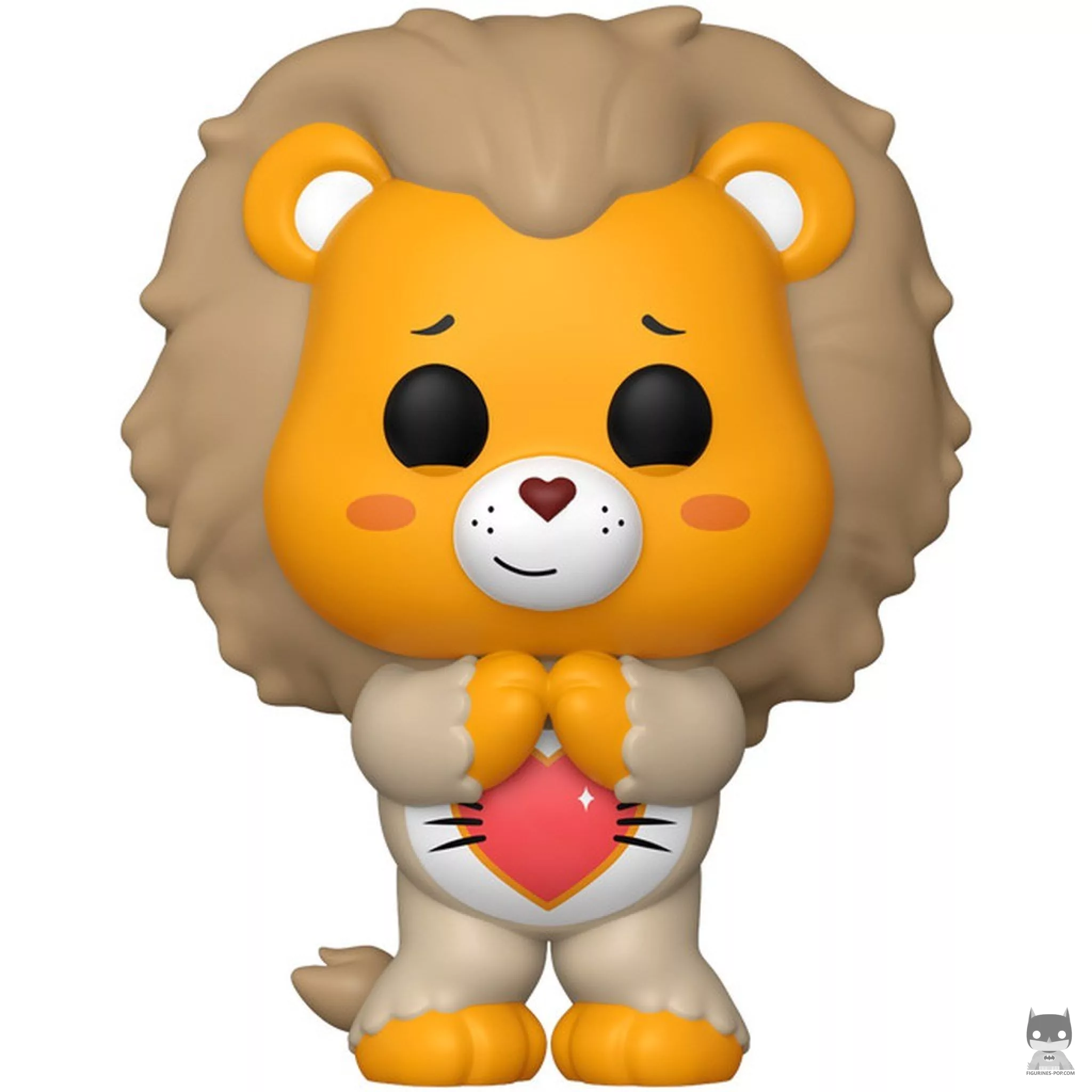 Tenderheart Bear as the Cowardly Lion Funko Pop! figure (Care Bears)