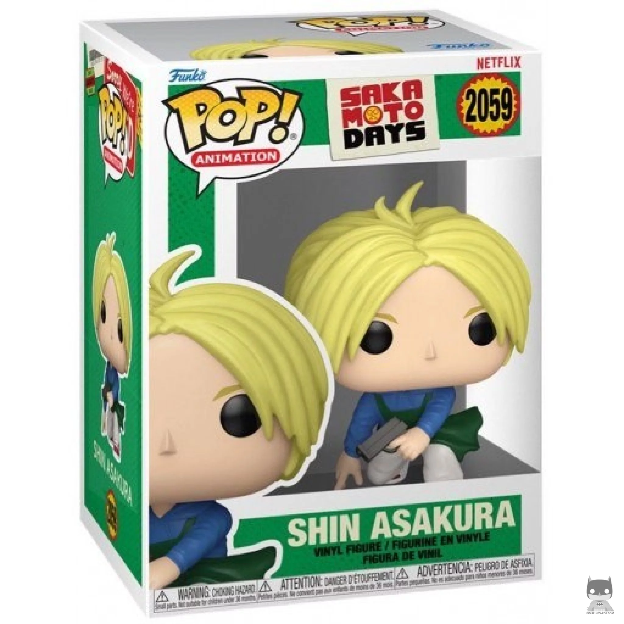 Shin Asakura Funko Pop! figure in its box