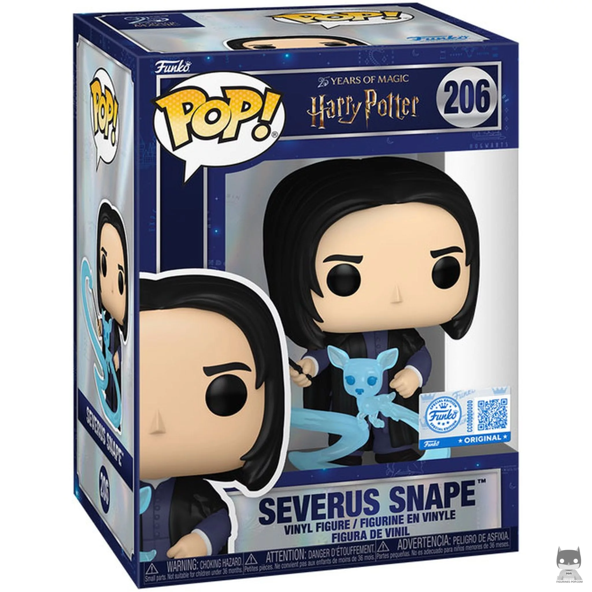 Severus Snape with Patronus (Doe) Funko Pop! figure in its box
