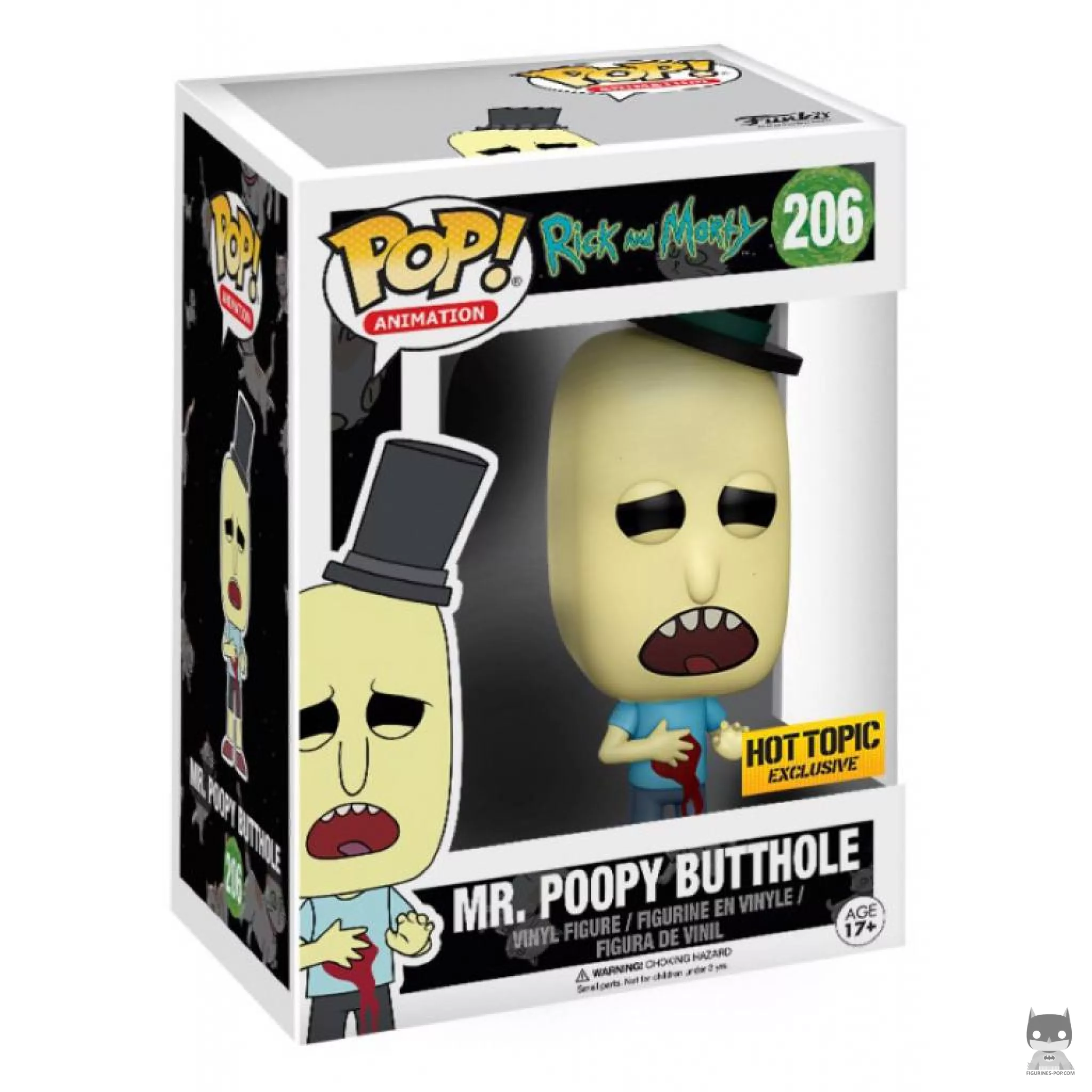 Mr. Poopy Butthole (Bloody) Funko Pop! figure in its box
