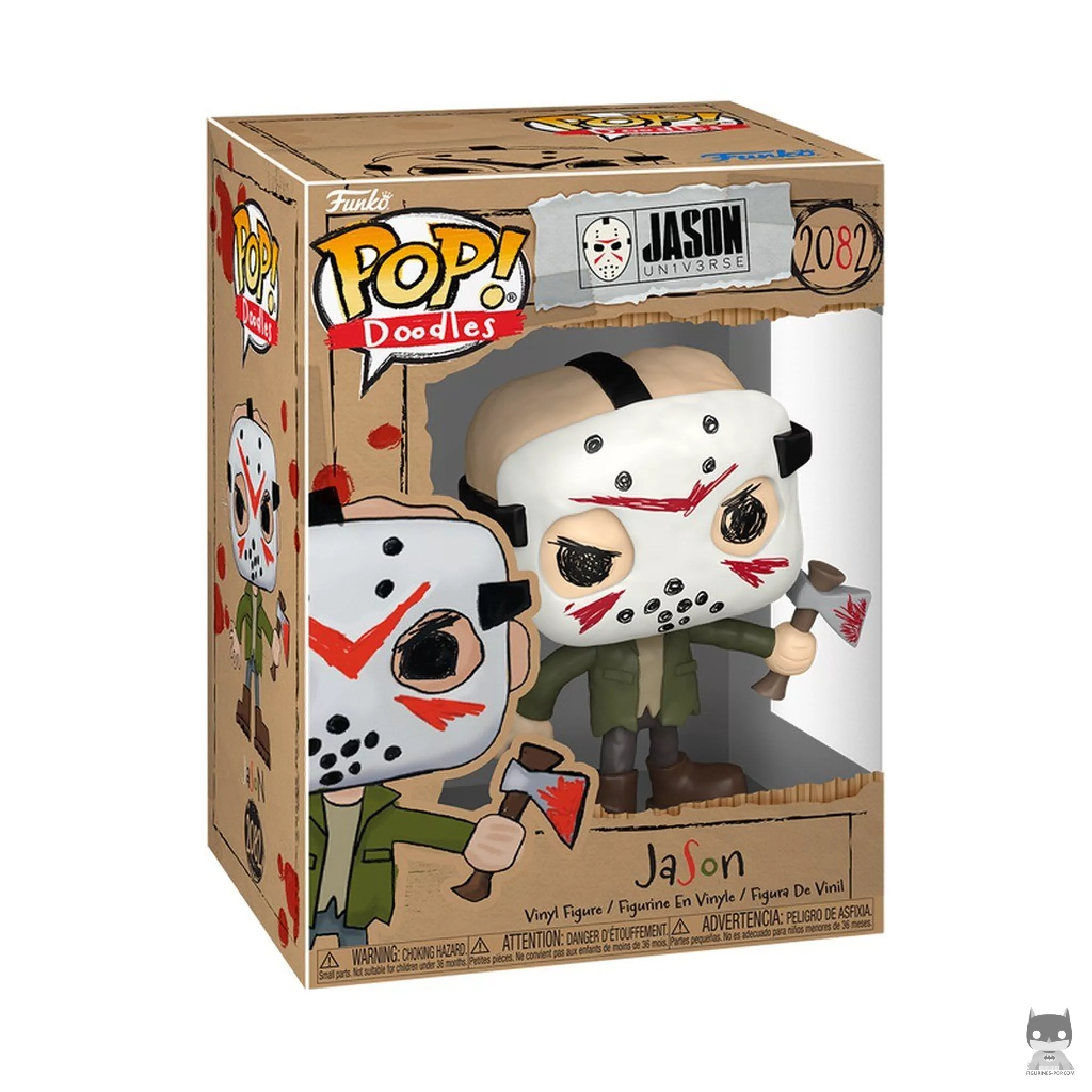 Jason Voorhees (Doodles) Funko Pop! figure in its box