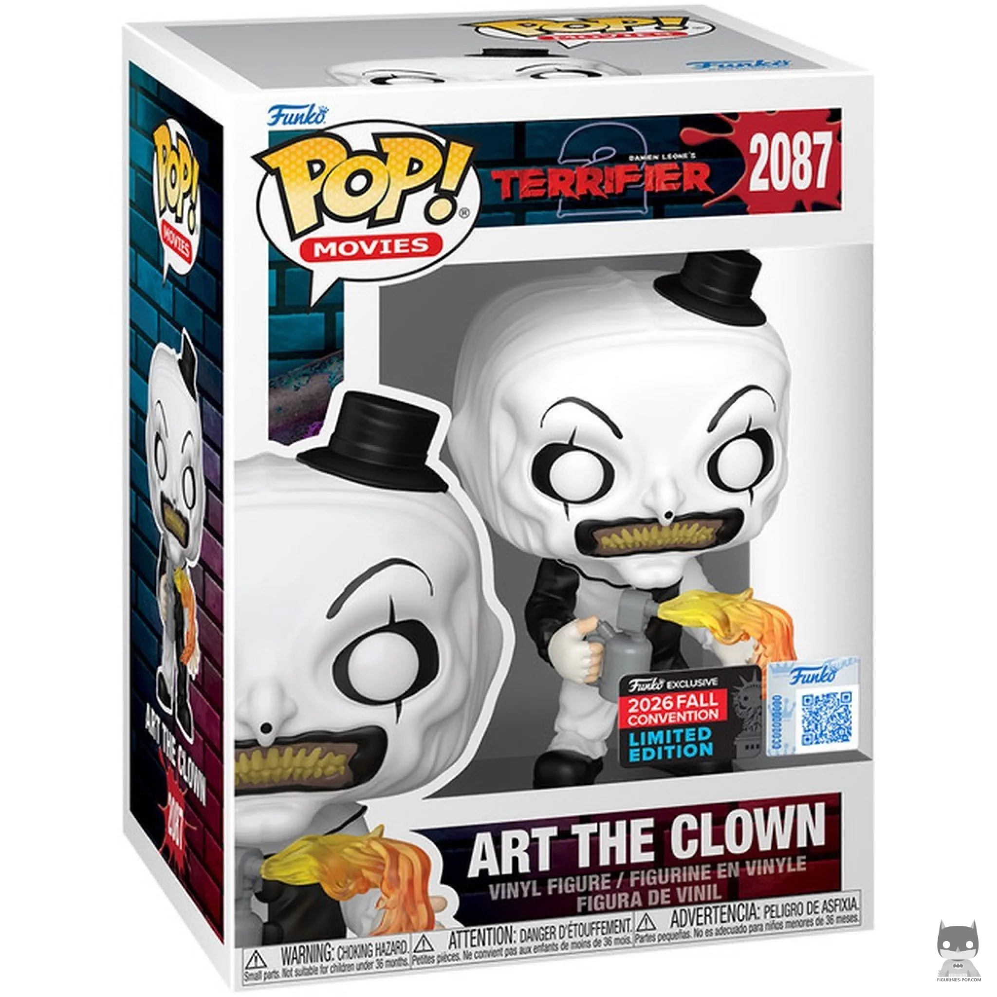 Art the Clown Funko Pop! figure in its box