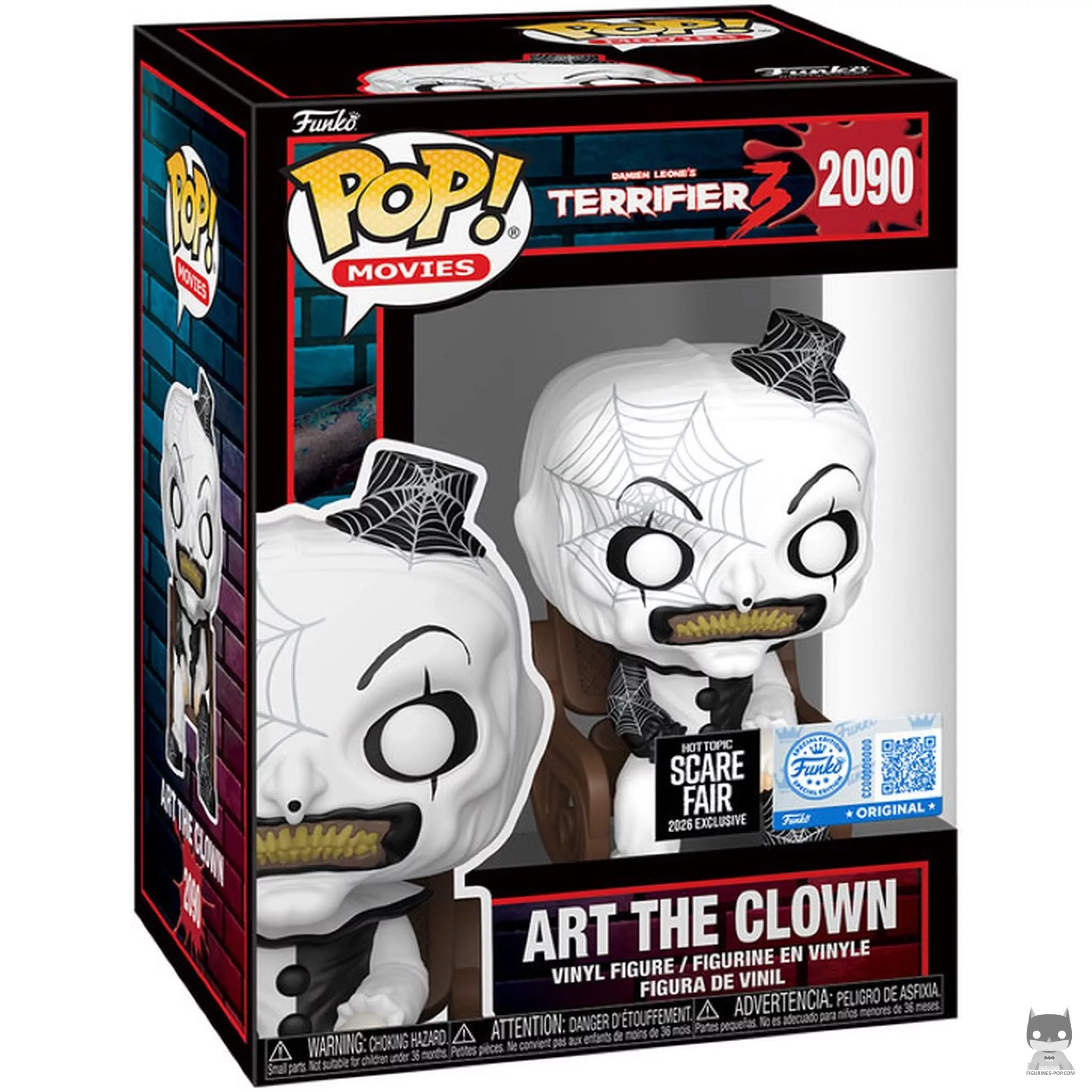Art the Clown on Rocking Chair Funko Pop! figure in its box