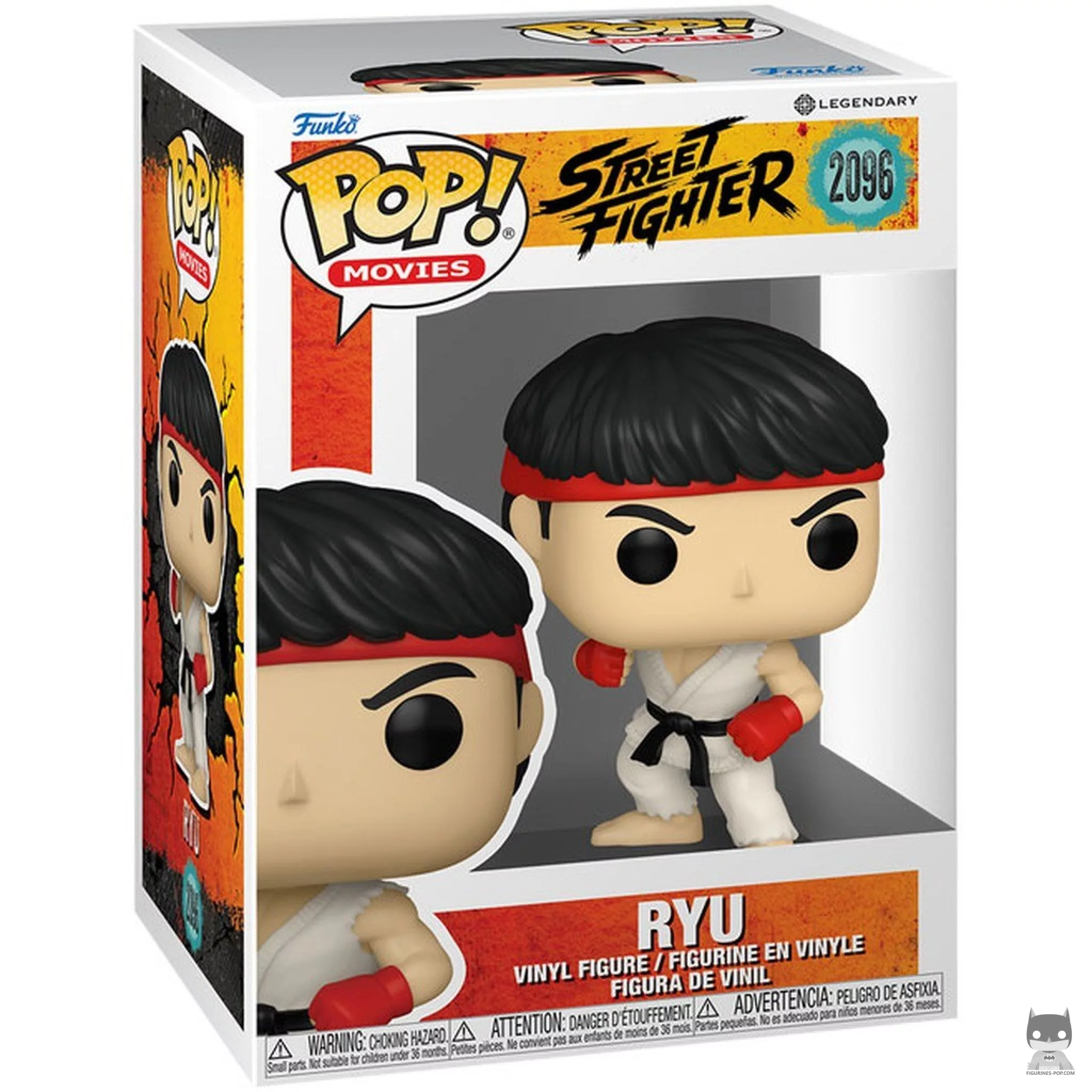 Ryu Funko Pop! figure in its box