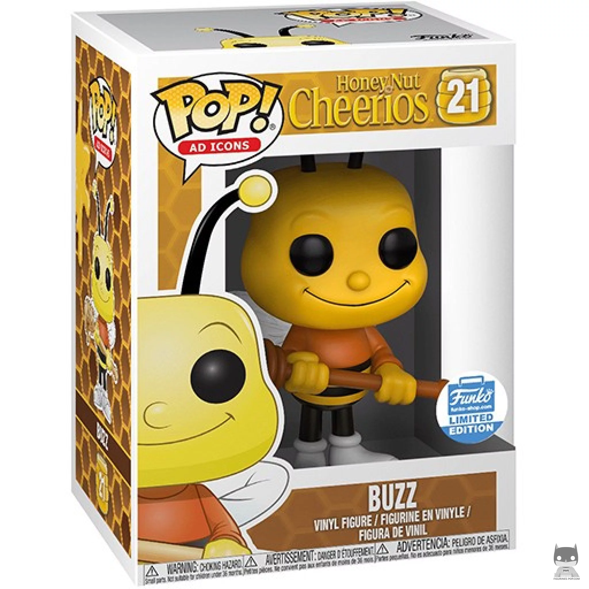 Buzz Funko Pop! figure in its box