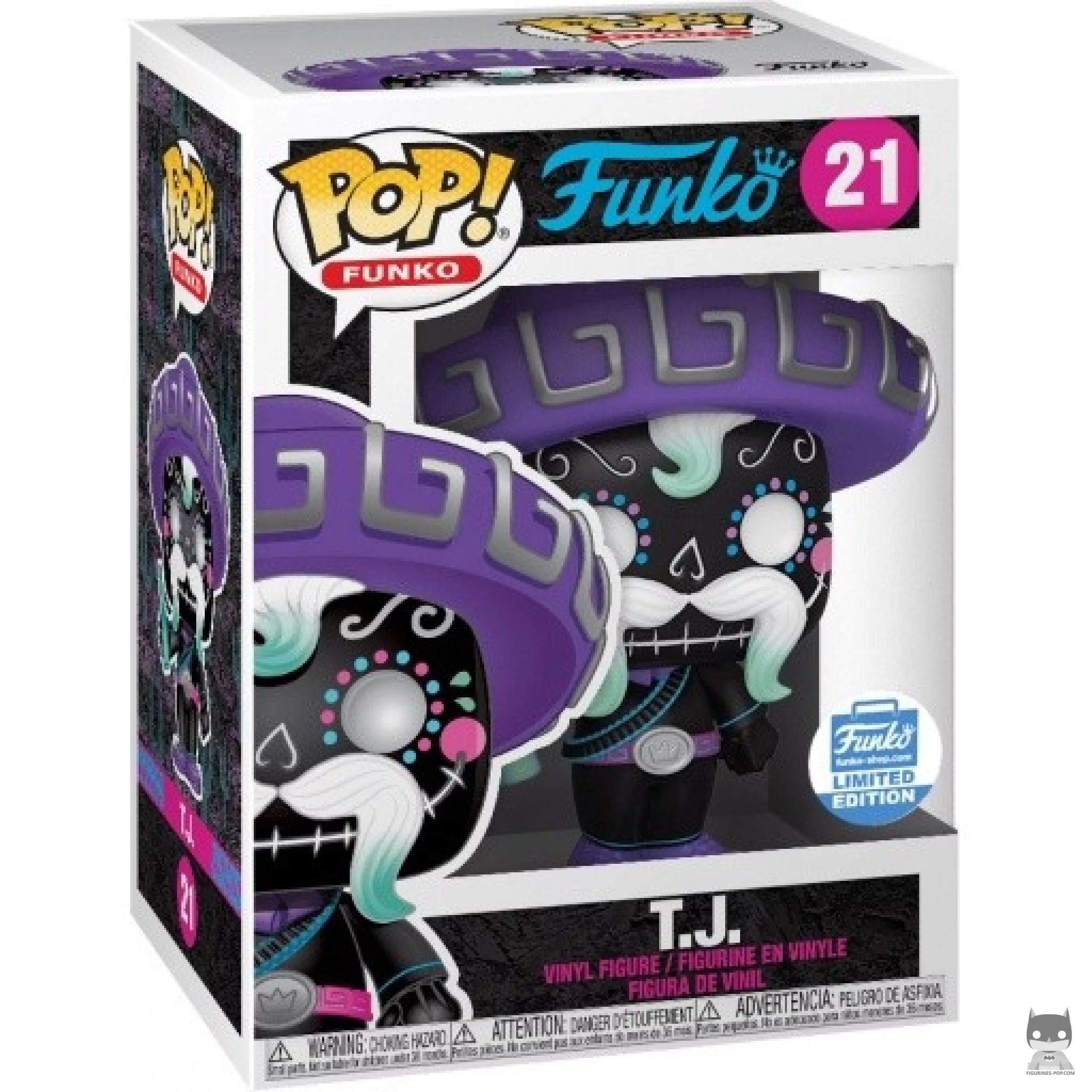 T.J. Funko Pop! figure in its box