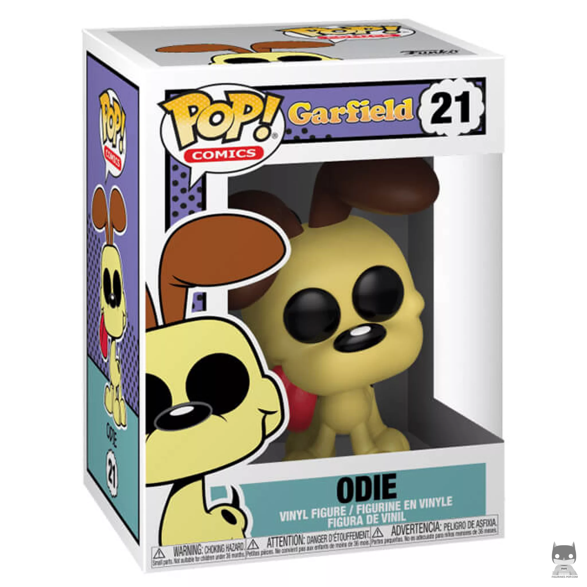 Odie Funko Pop! figure in its box