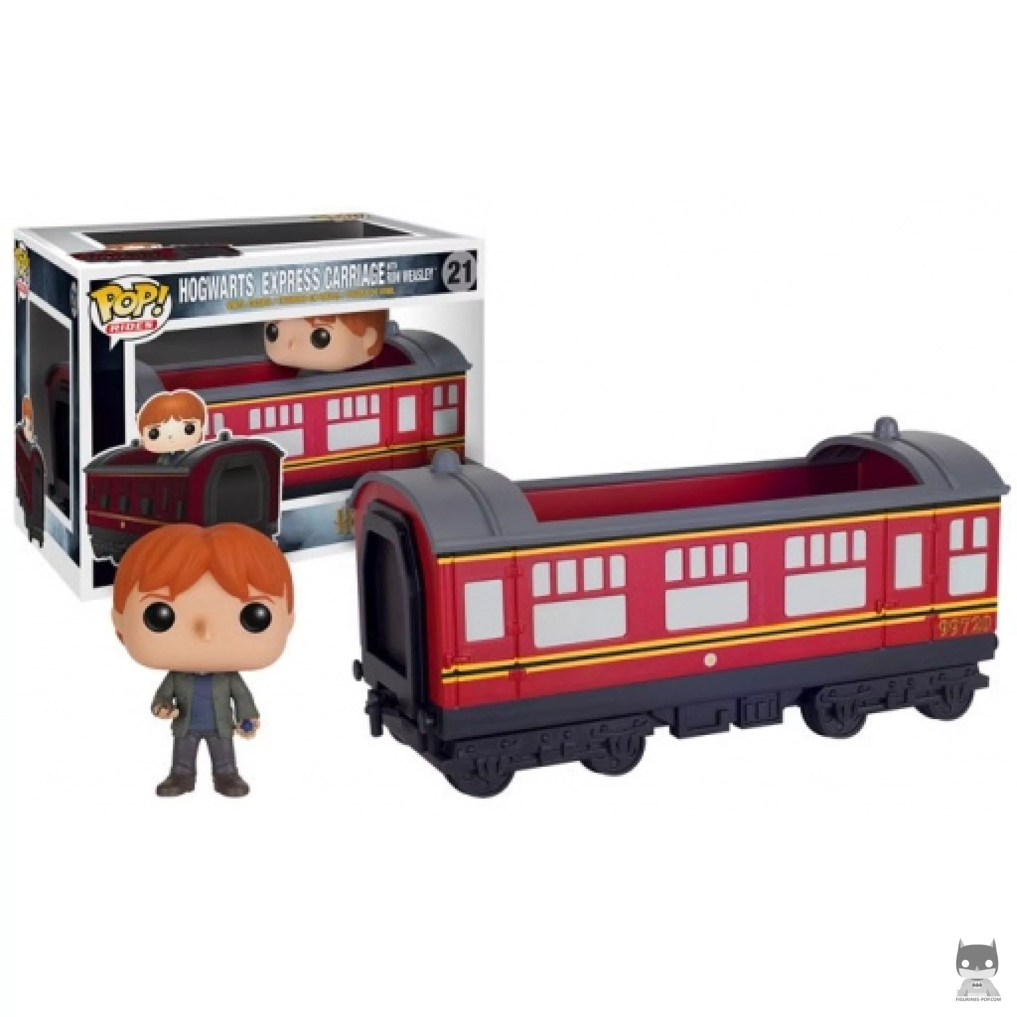 Ron Weasley with Hogwarts Express Funko Pop! figure in its box
