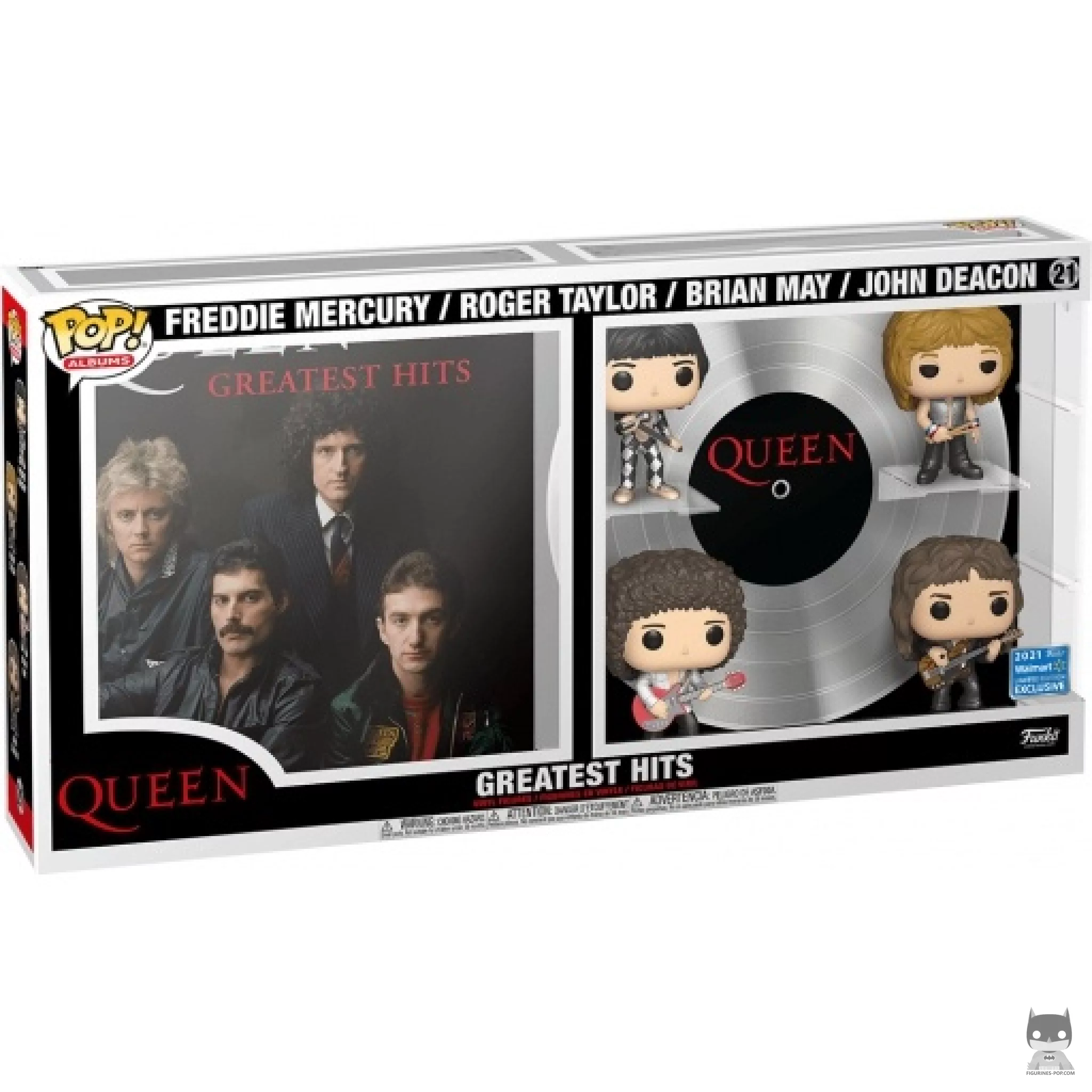 Queen : Greatest Hits (Freddie Mercury, Roger Taylor, Brian May & John Deacon) Funko Pop! figure in its box