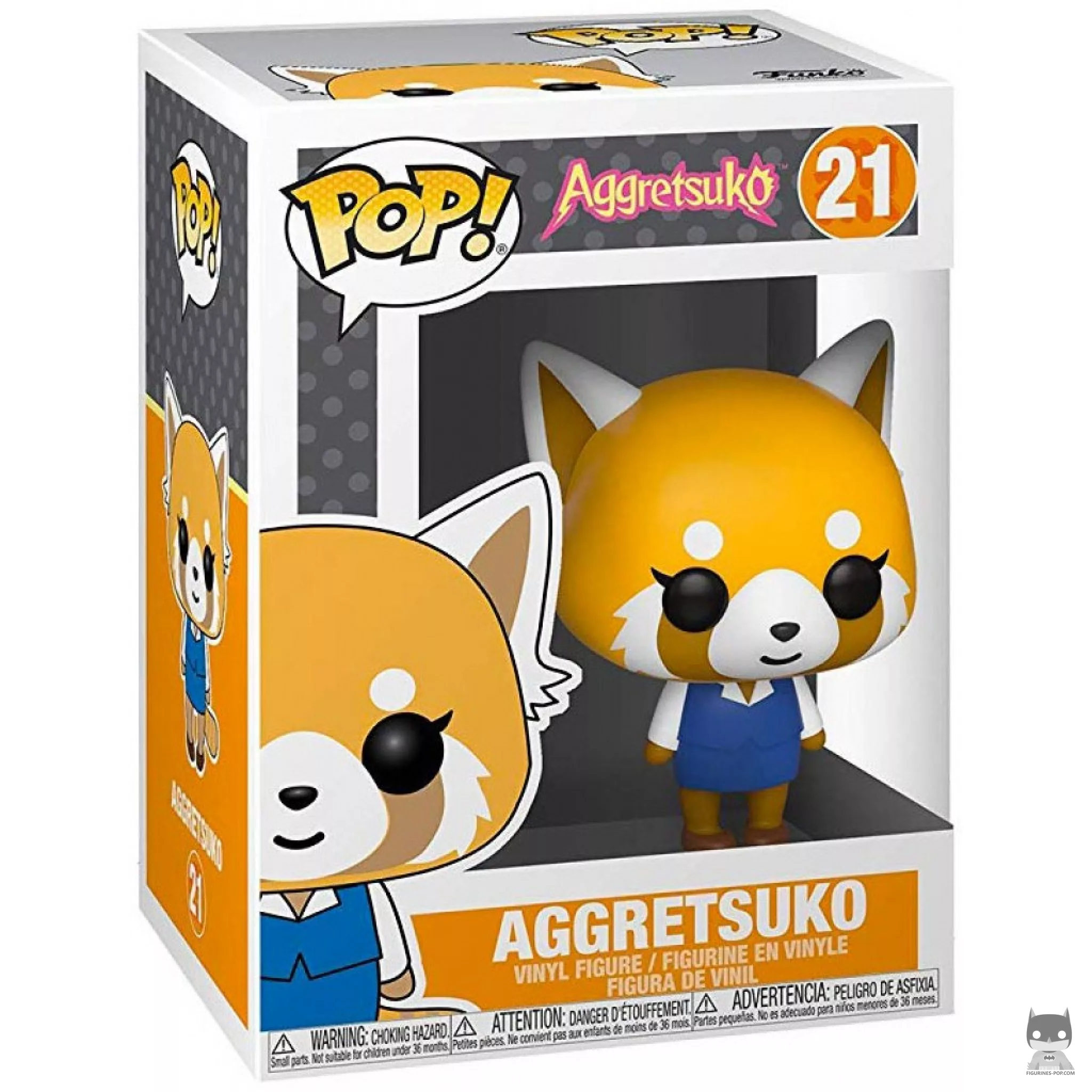 Aggretsuko Funko Pop! figure in its box
