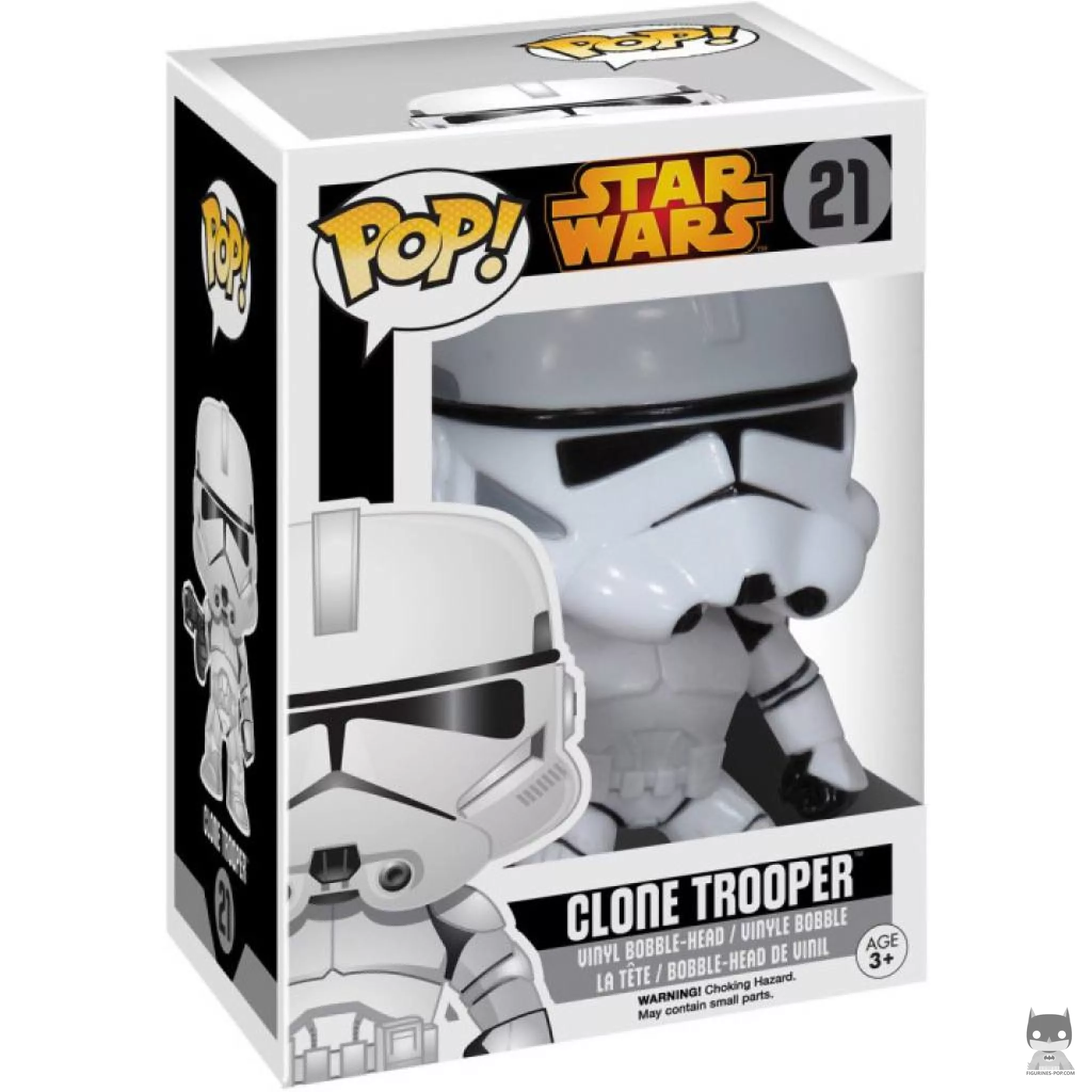 Clone Trooper Funko Pop! figure in its box