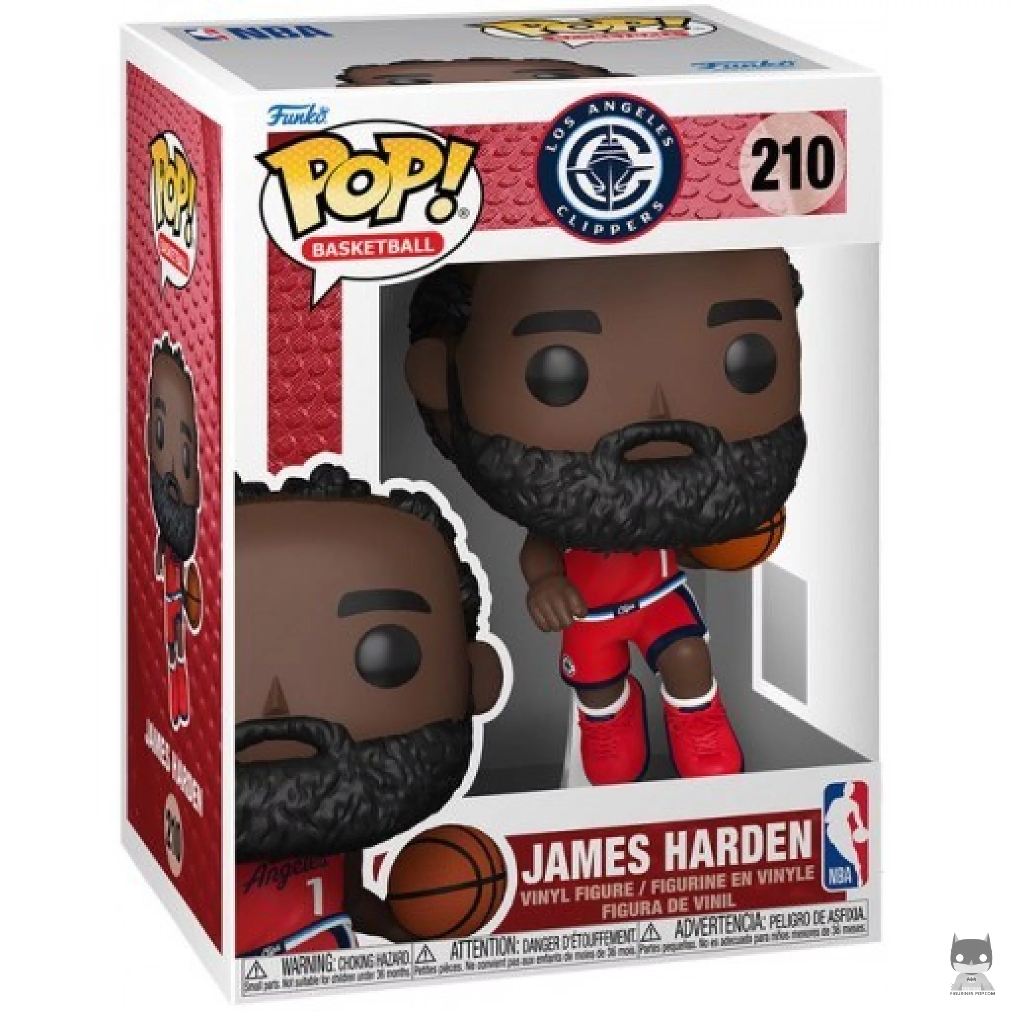 James Harden Funko Pop! figure in its box