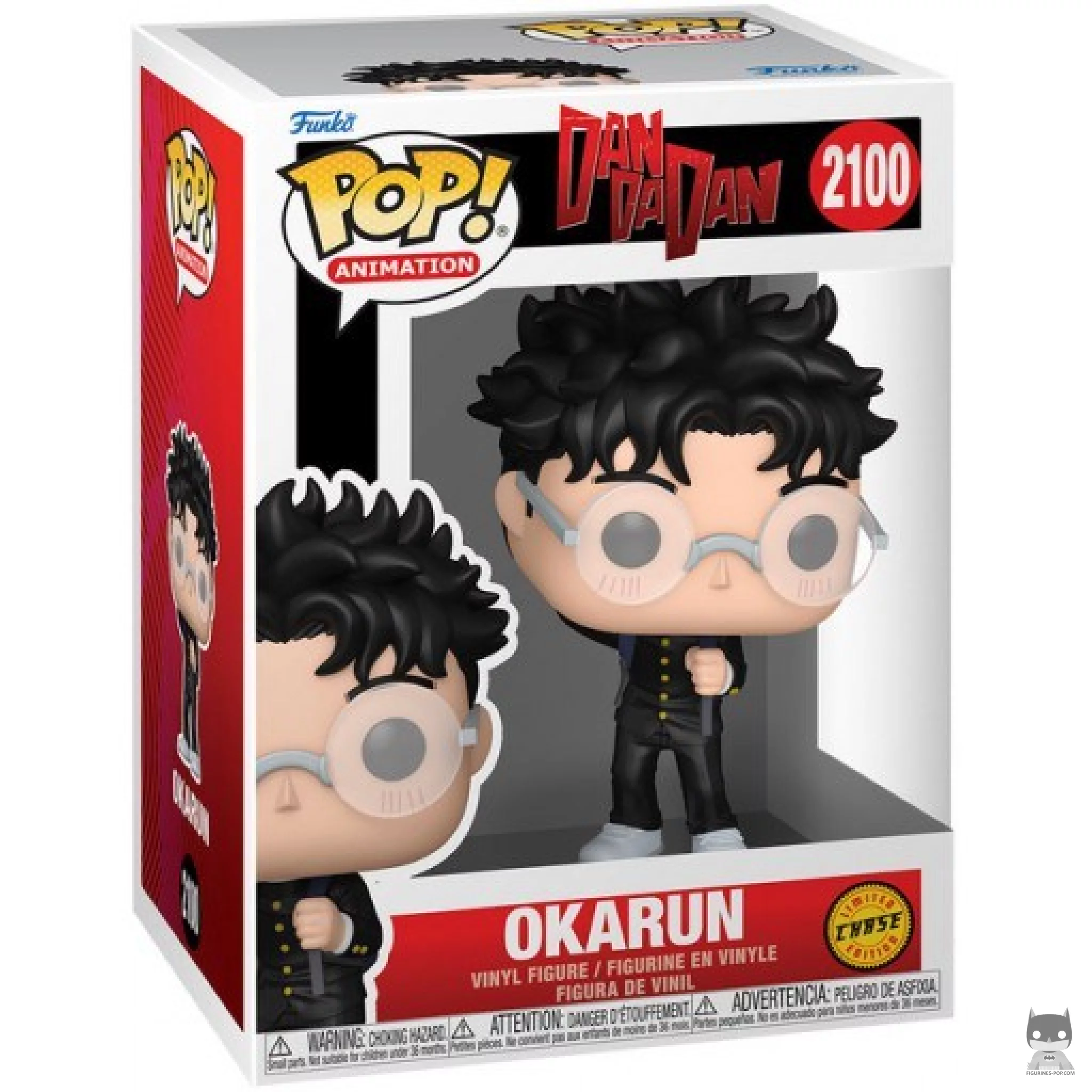Okarun (Transformed) (Chase) Funko Pop! figure in its box