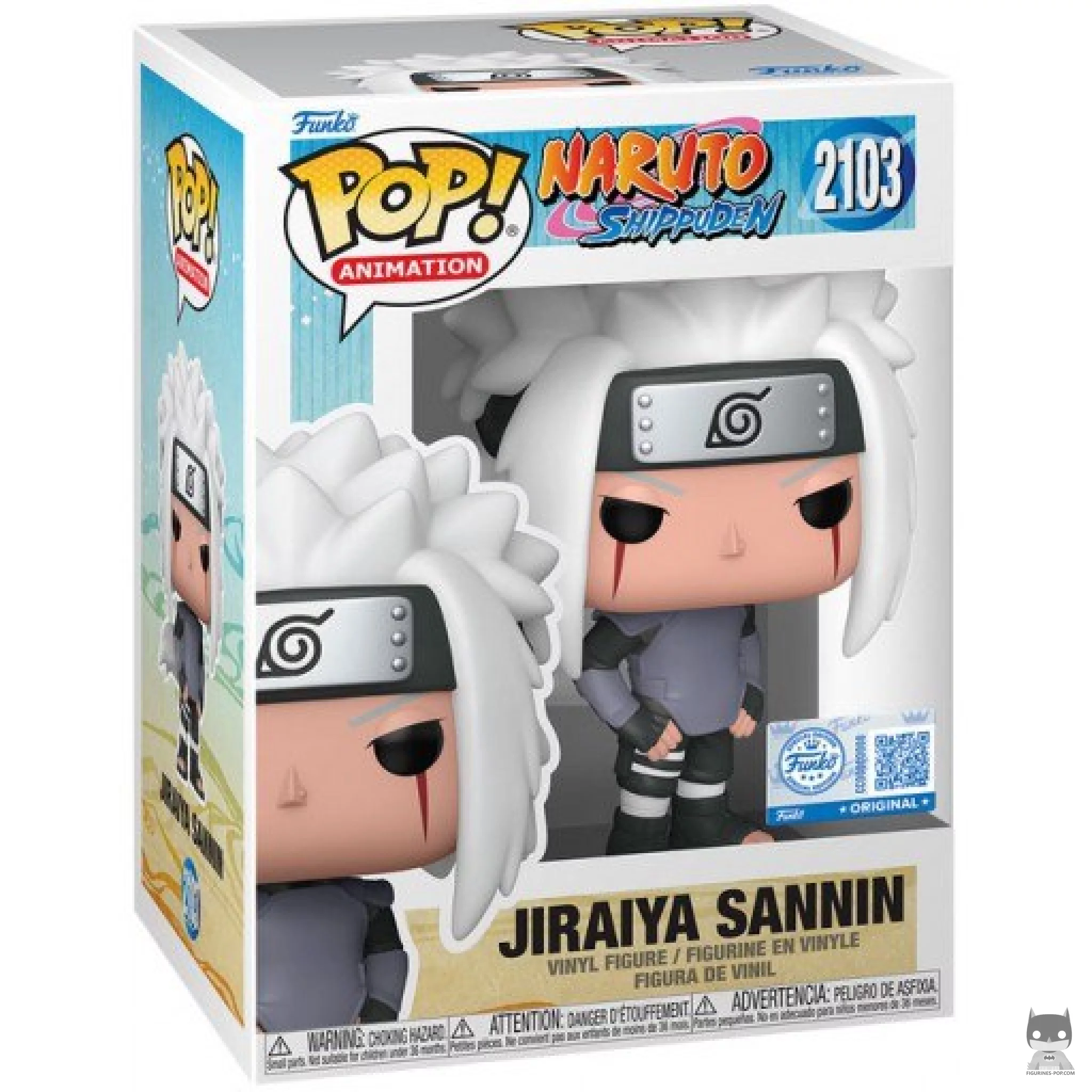 Jiraiya Sannin Funko Pop! figure in its box