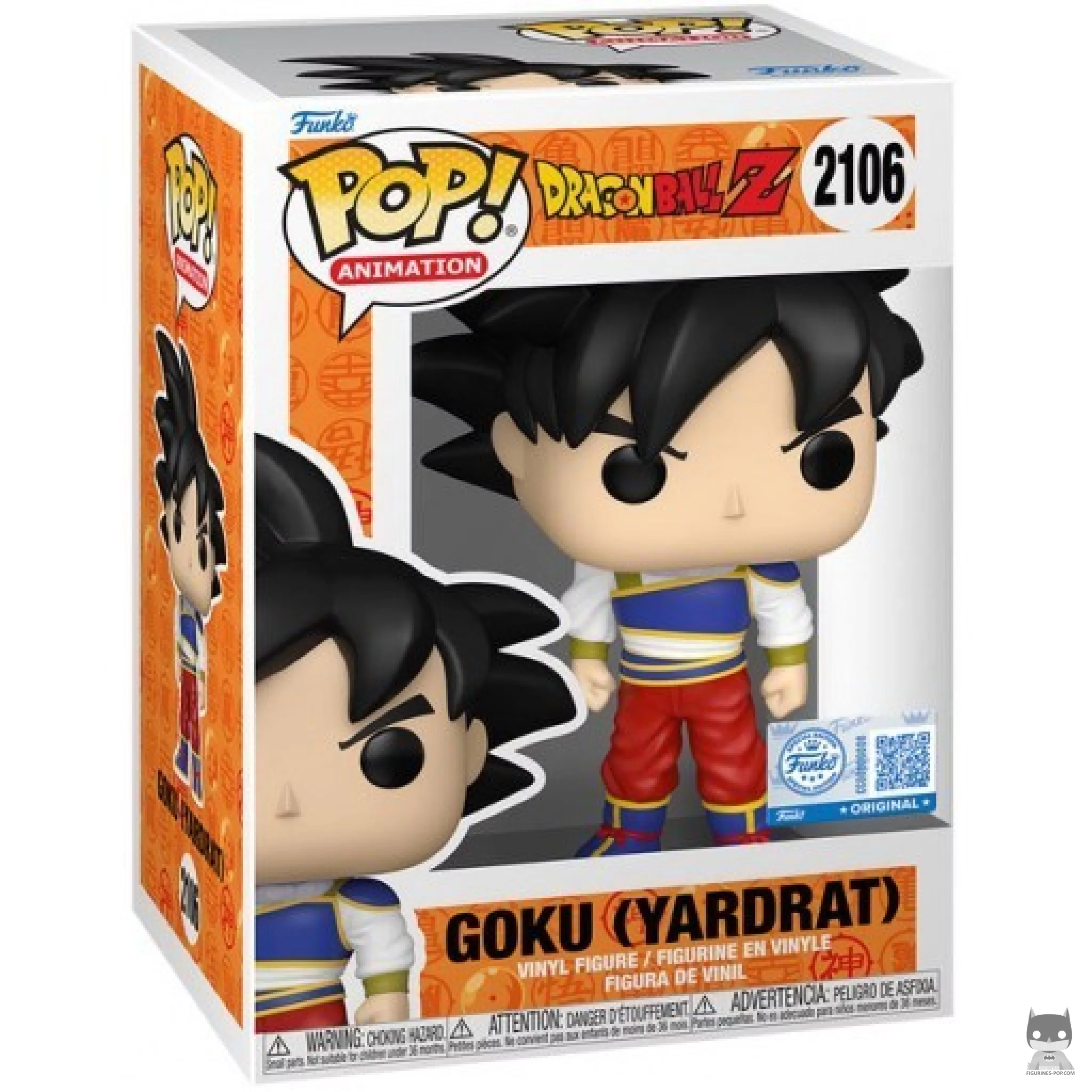 Goku (Yardrat) Funko Pop! figure in its box