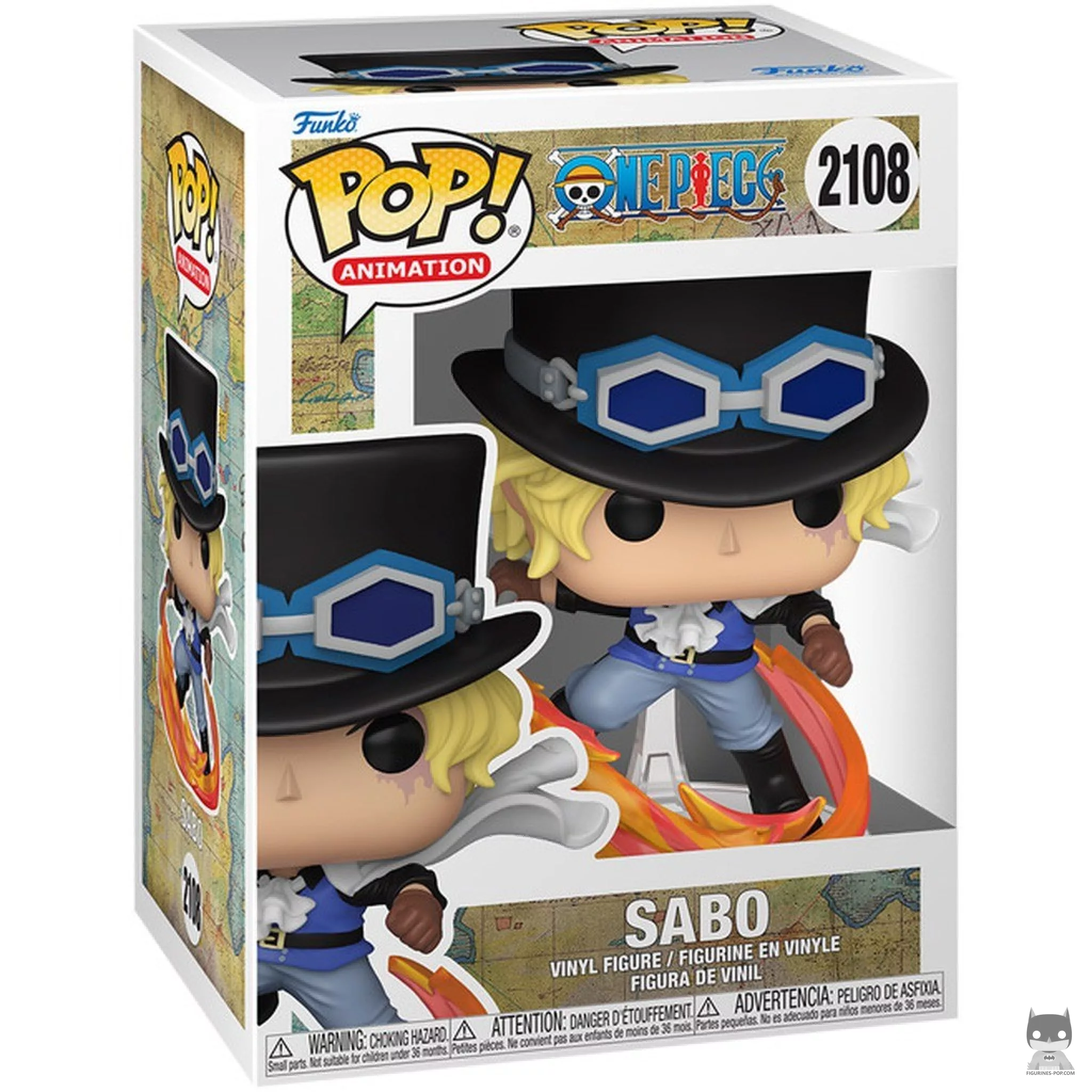 Sabo Funko Pop! figure in its box