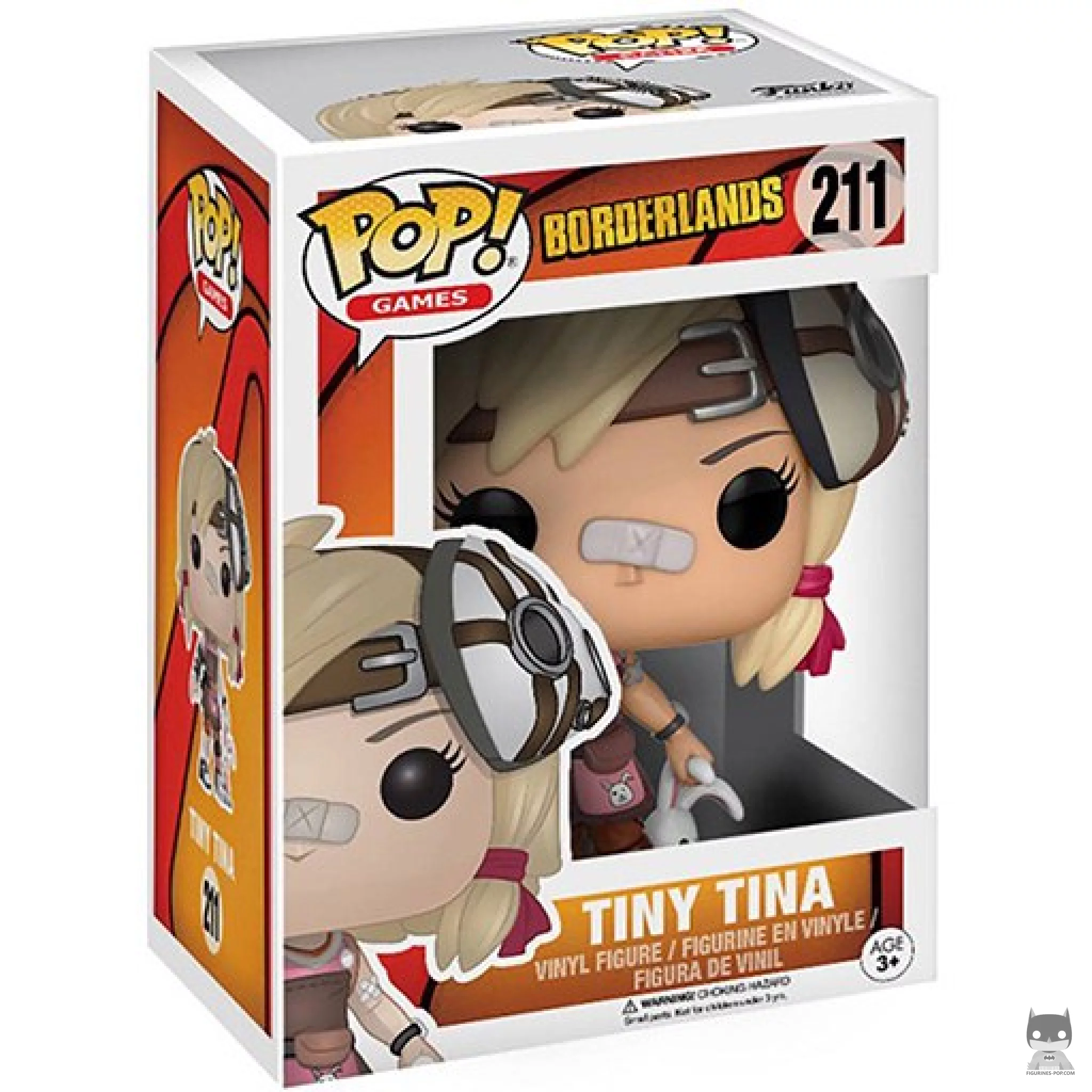 Tiny Tina Funko Pop! figure in its box