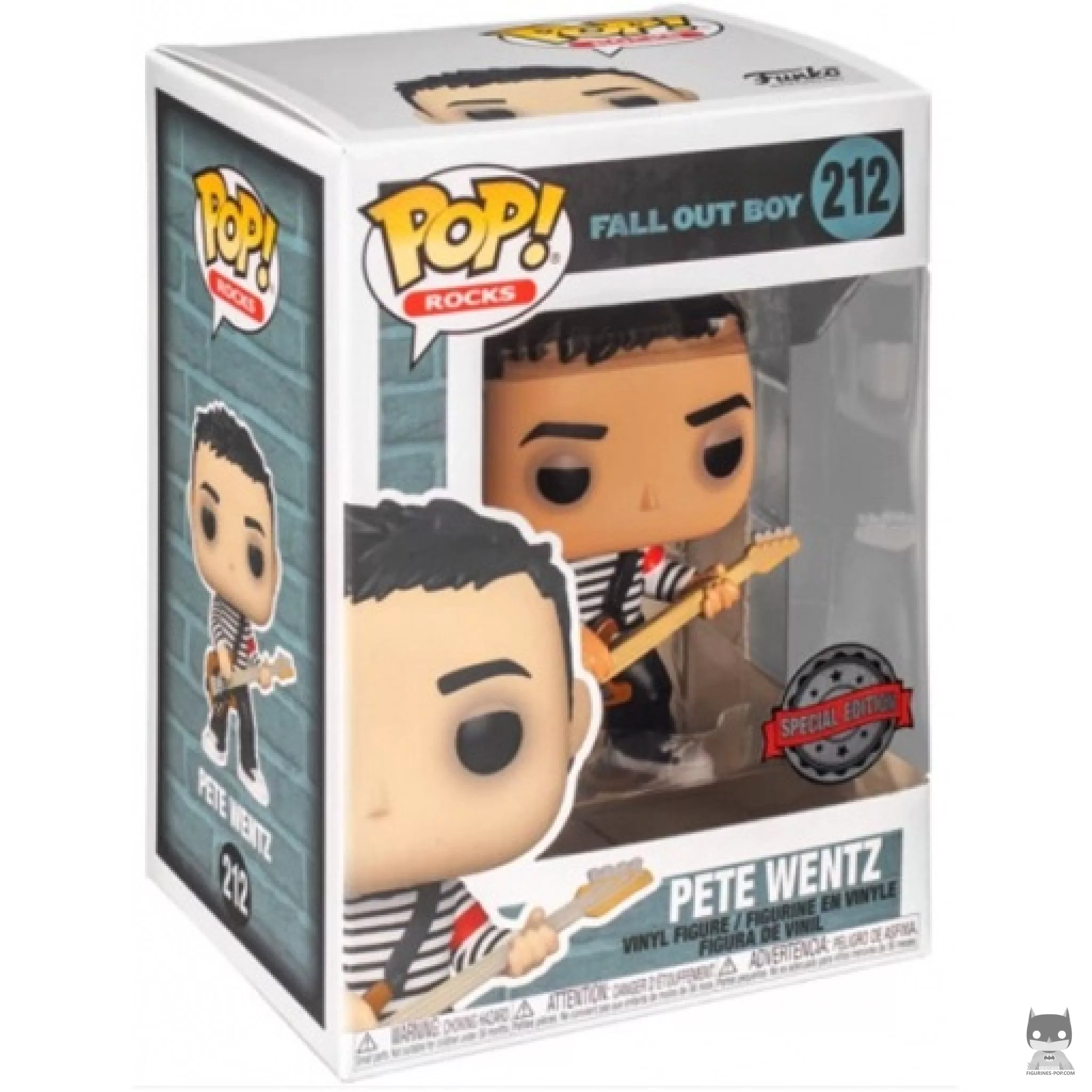 Pete Wentz (Stripes Shirt) Funko Pop! figure in its box