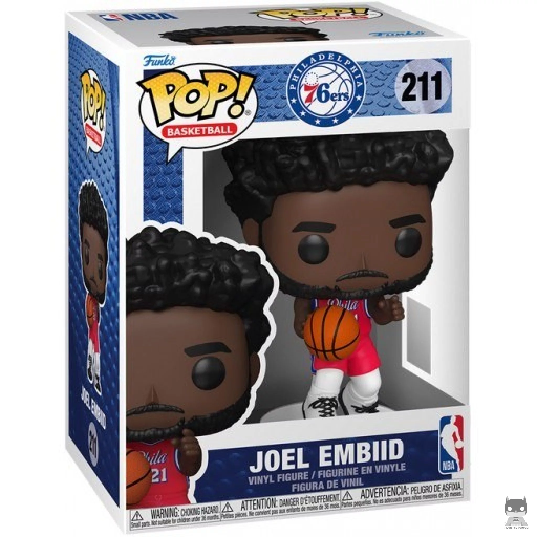 Joel Embiid Funko Pop! figure in its box