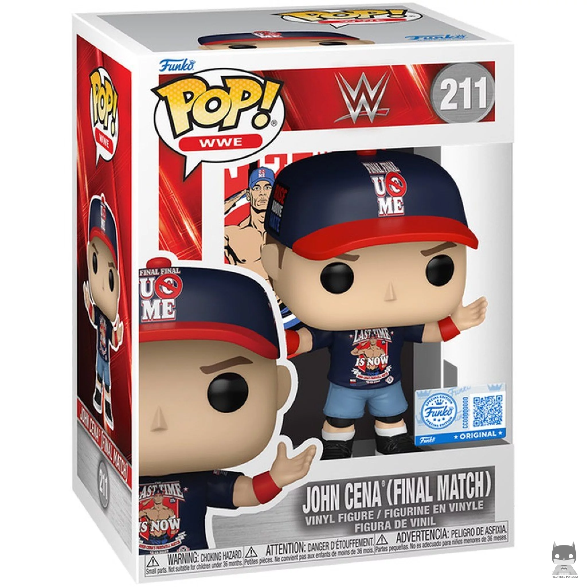 John Cena (Final Match) Funko Pop! figure in its box