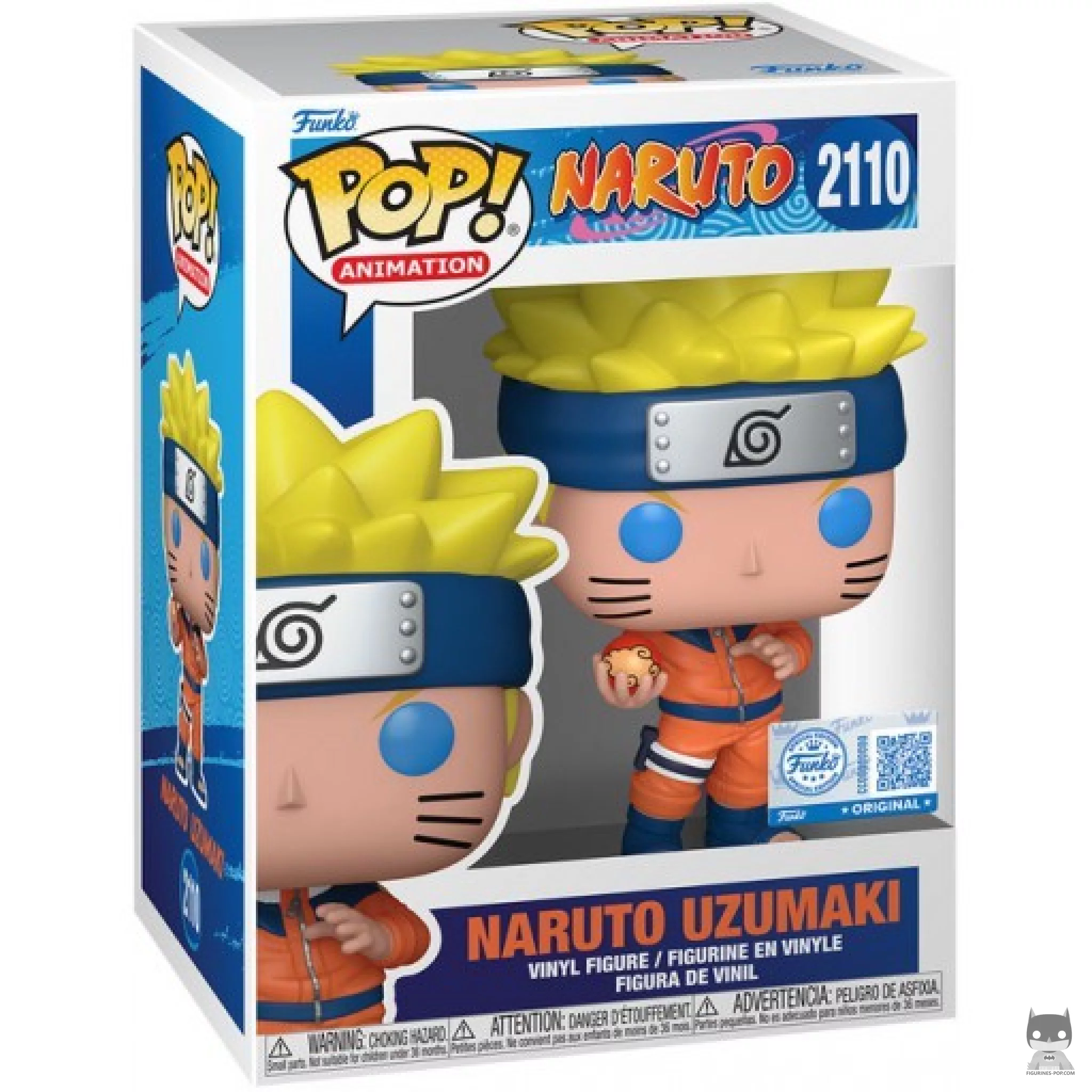 Naruto Uzumaki with Water Balloon Funko Pop! figure in its box