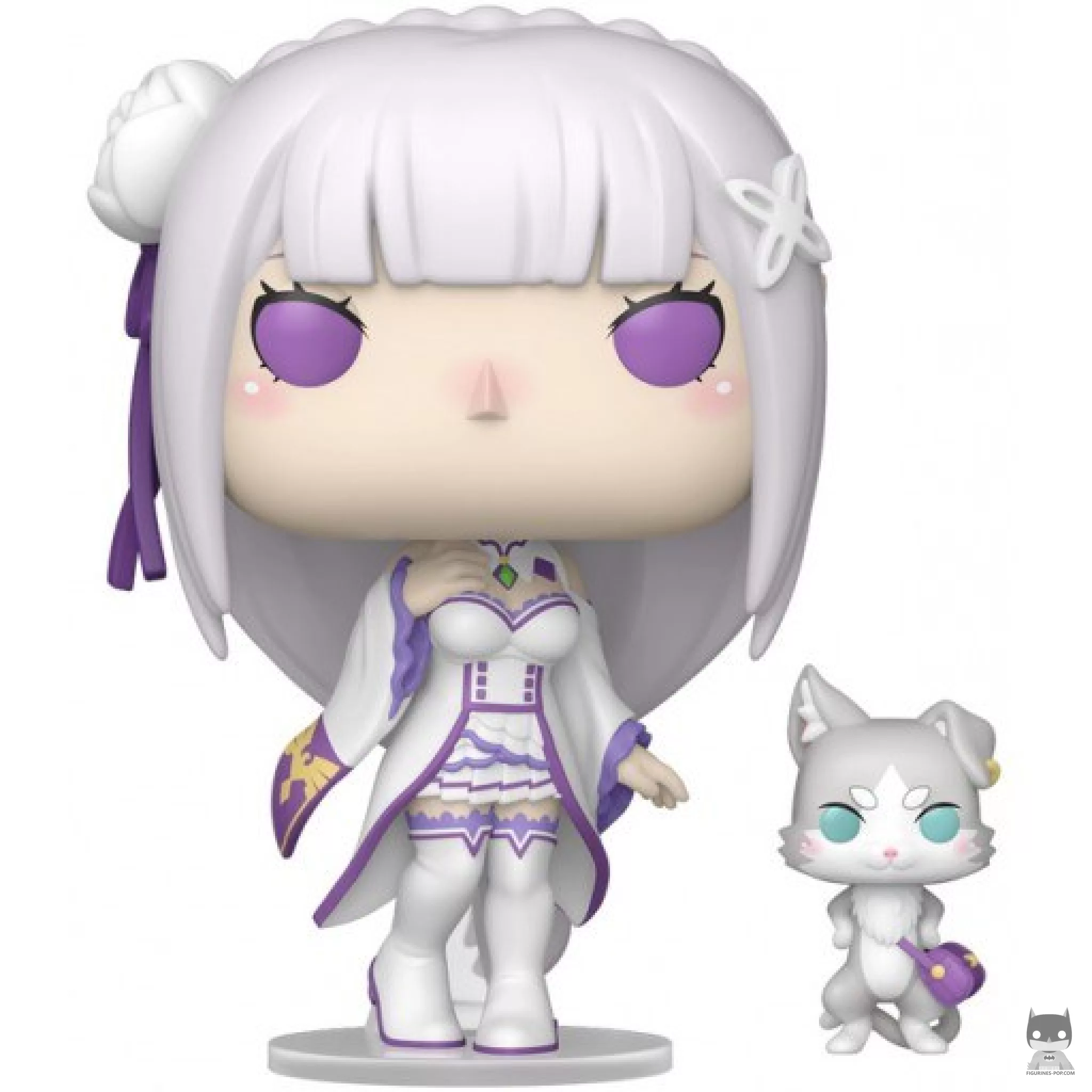 Emilia with Puck Funko Pop! figure (Re:Zero - Starting Life in Another World)