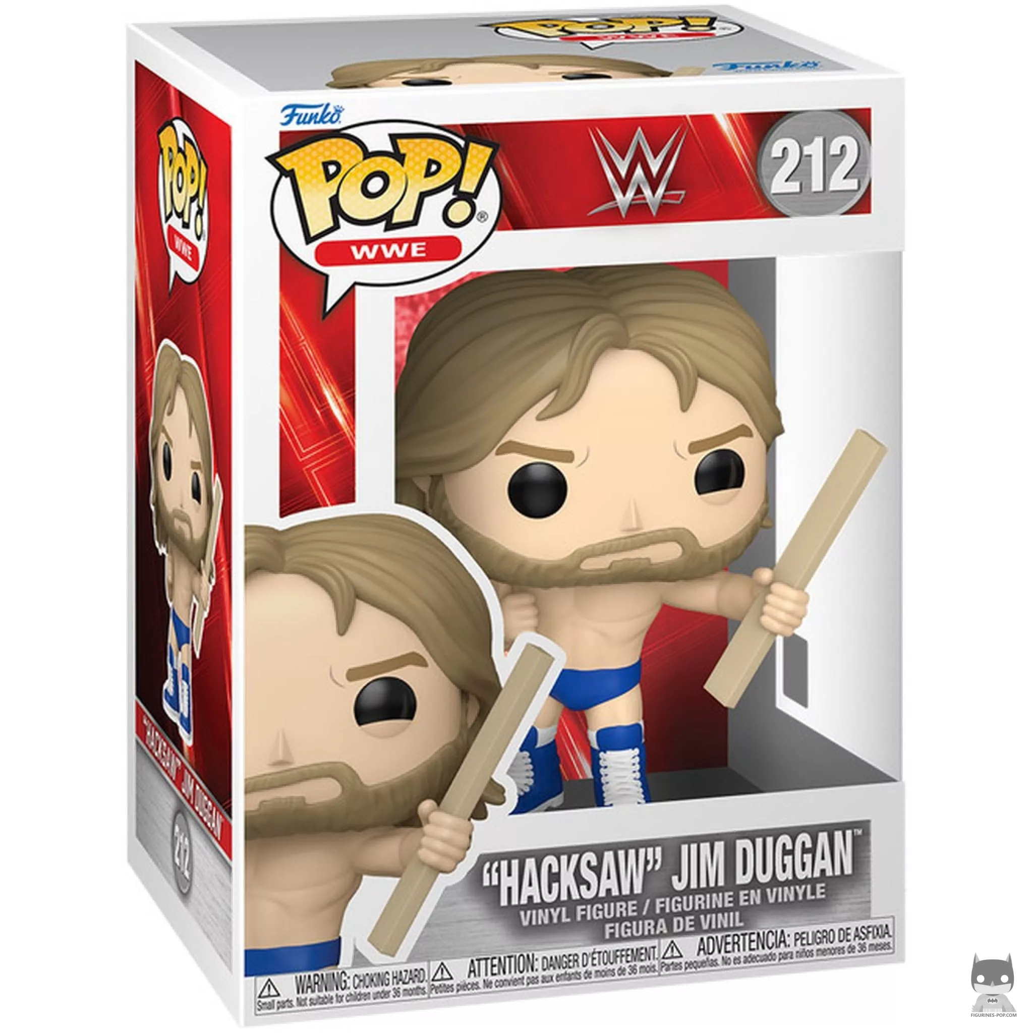 "Hacksaw" Jim Duggan Funko Pop! figure in its box