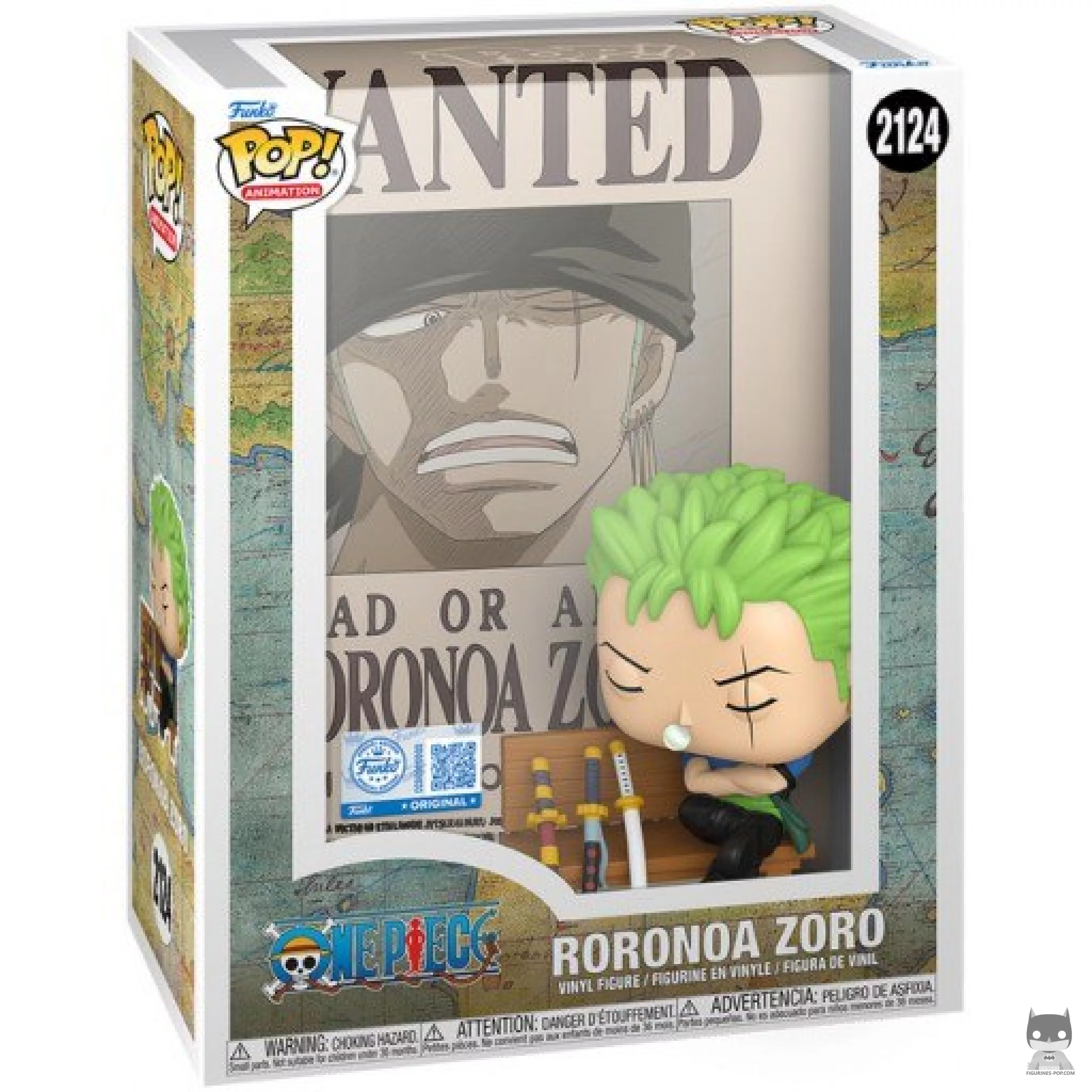 Roronoa Zoro (Poster) Funko Pop! figure in its box