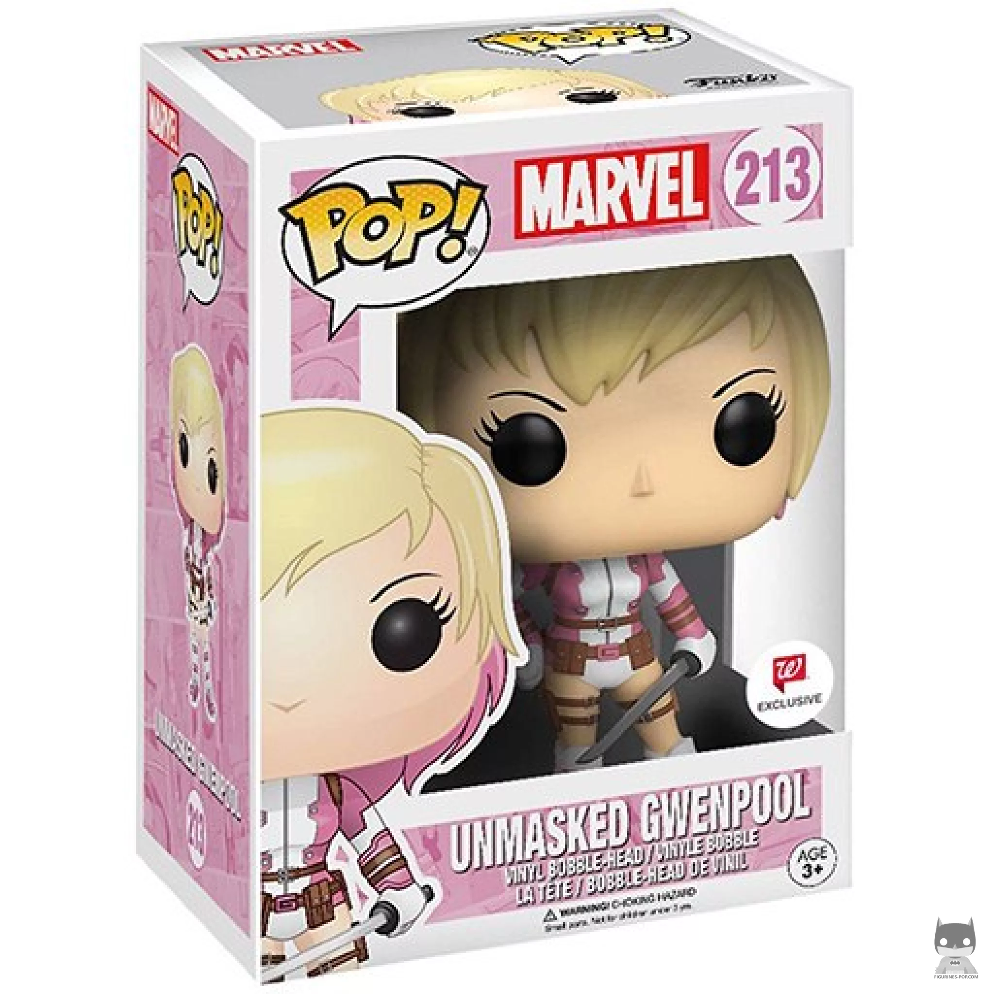 Gwenpool (Unmasked) Funko Pop! figure in its box