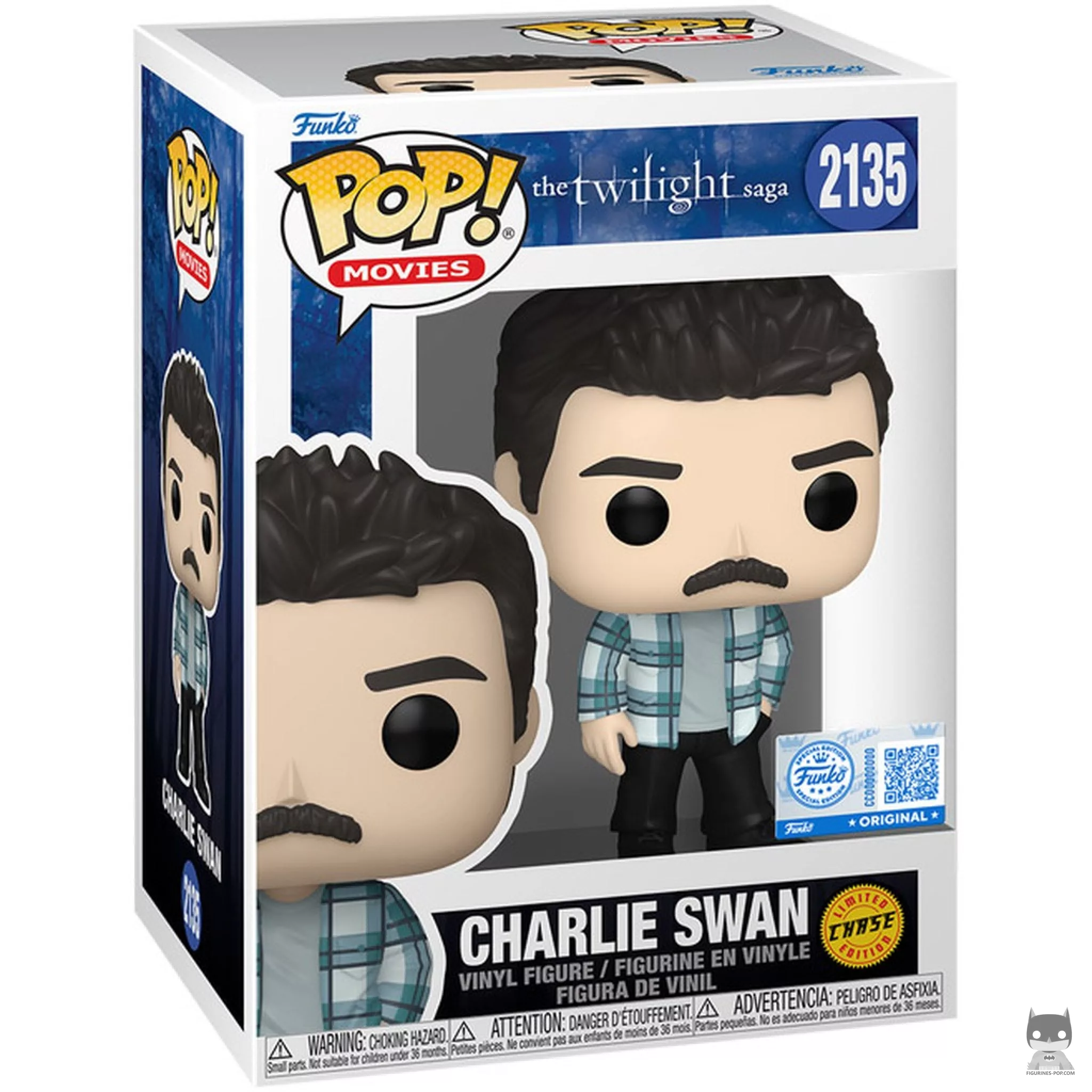 Charlie Swan (Chase) Funko Pop! figure in its box