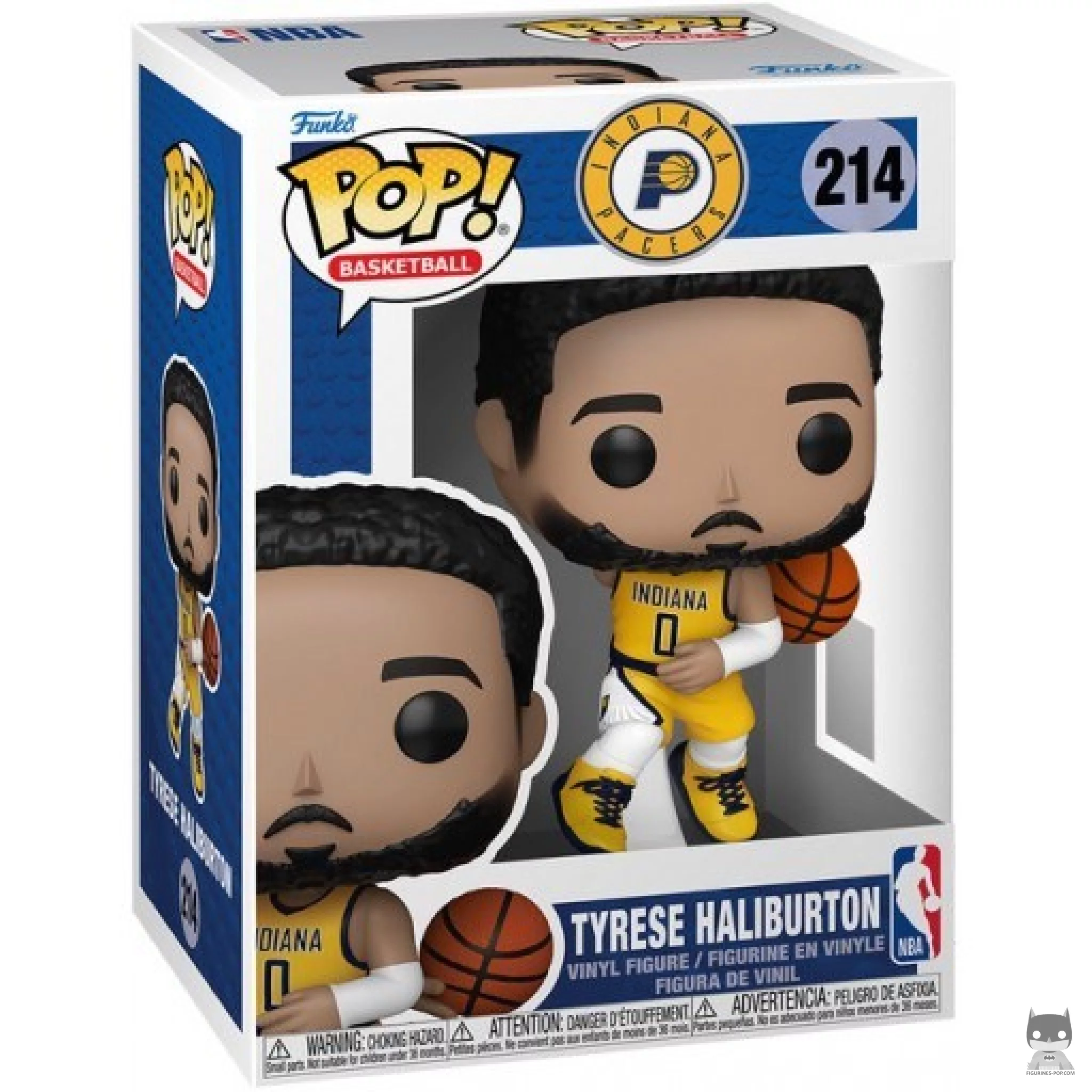 Tyrese Haliburton Funko Pop! figure in its box