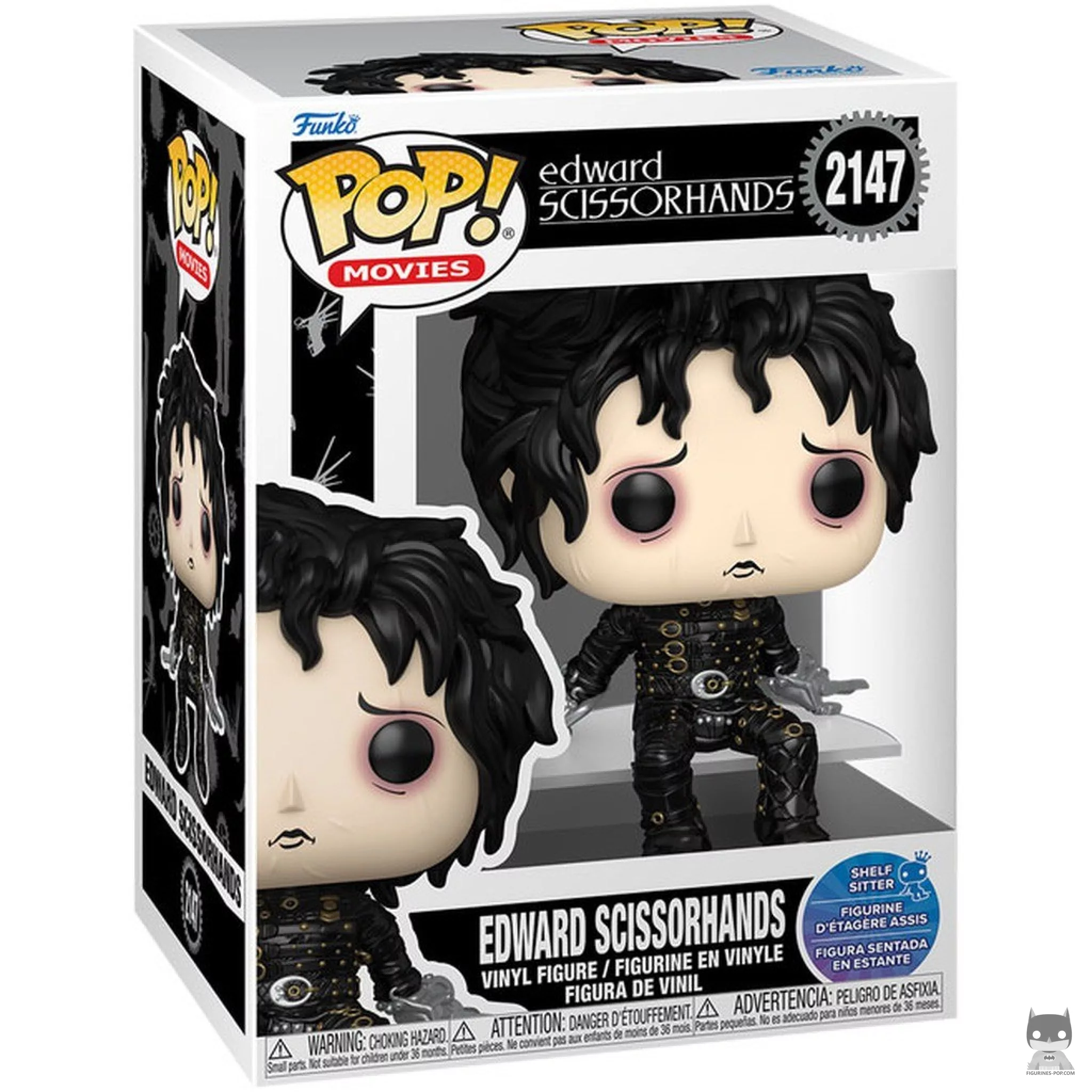 Edward Scissorhands Funko Pop! figure in its box