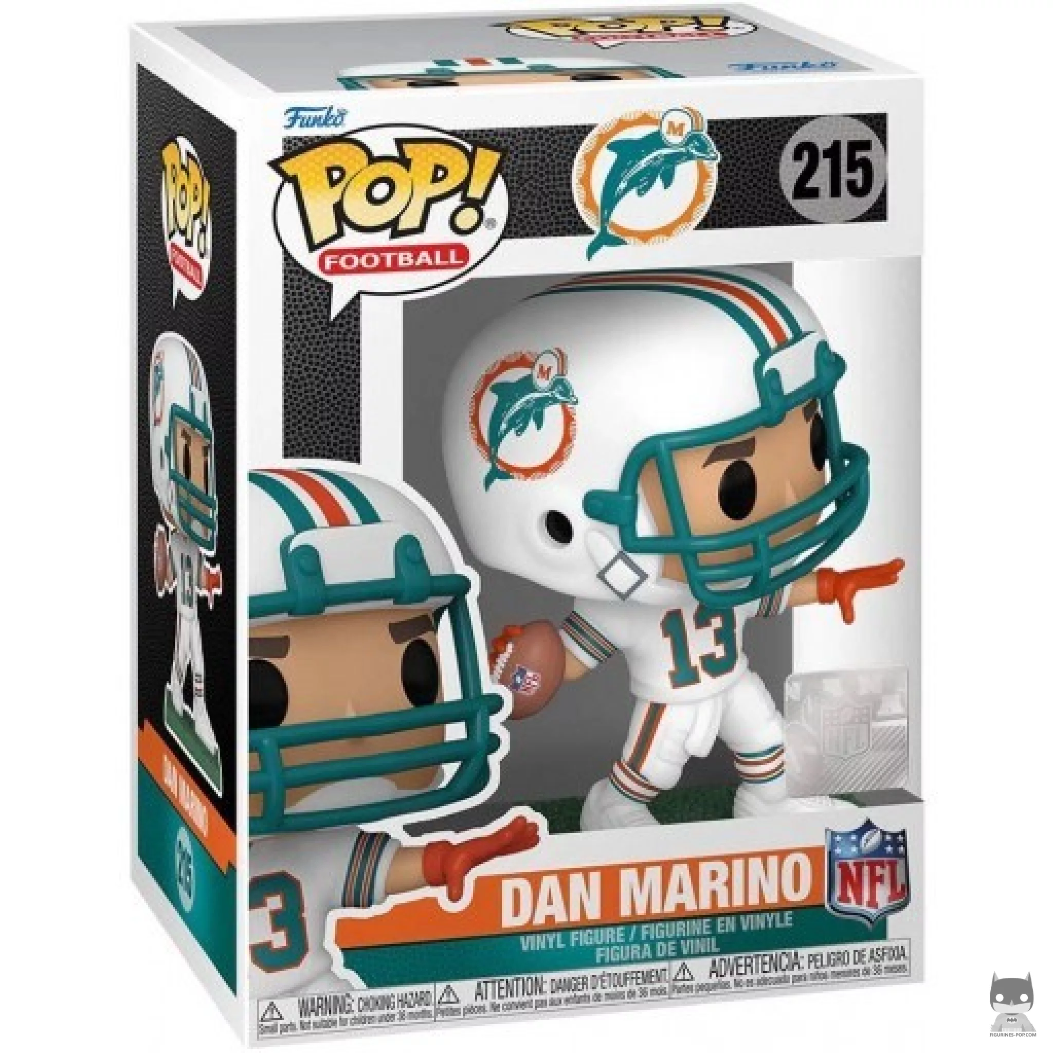 Dan Marino Funko Pop! figure in its box