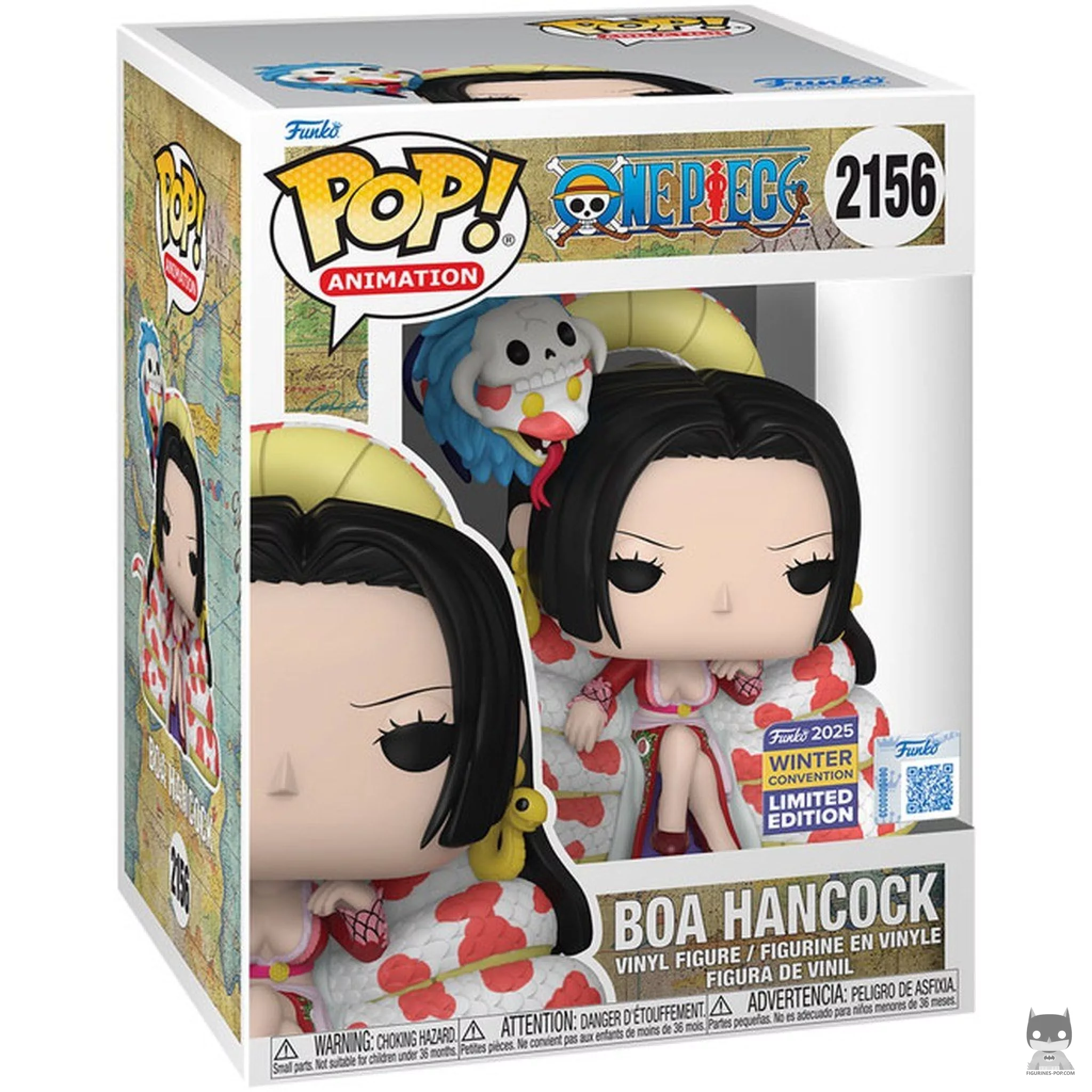 Boa Hancock on Throne Funko Pop! figure in its box