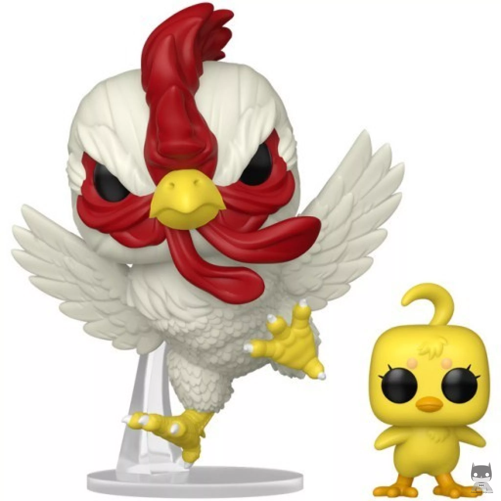 Keiji with Piyoko Funko Pop! figure (Rooster Fighter)