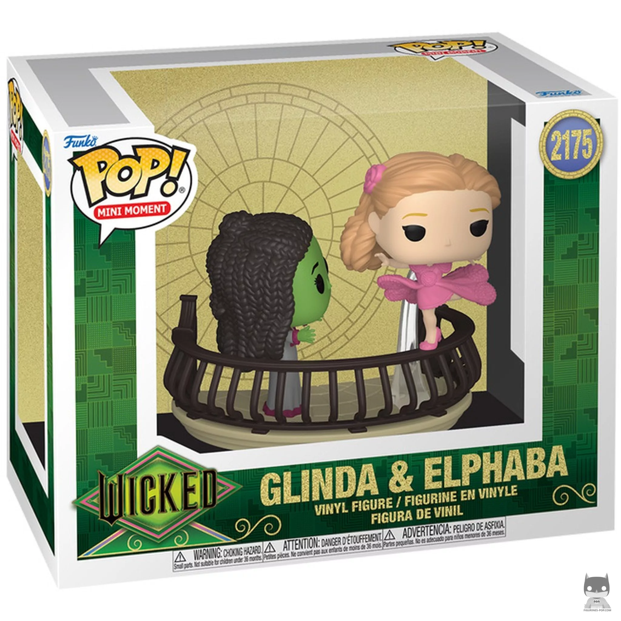 Glinda & Elphaba Funko Pop! figure in its box