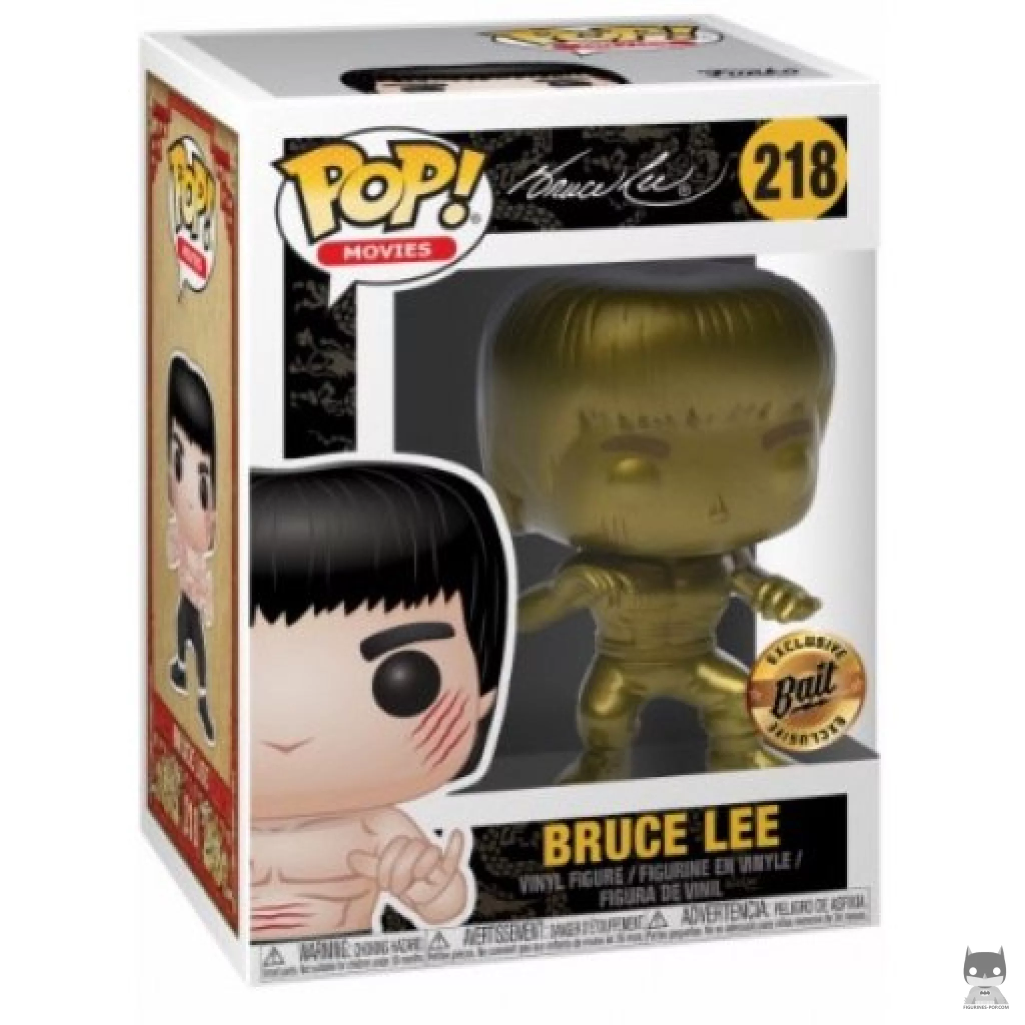 Bruce Lee (Gold) Funko Pop! figure in its box