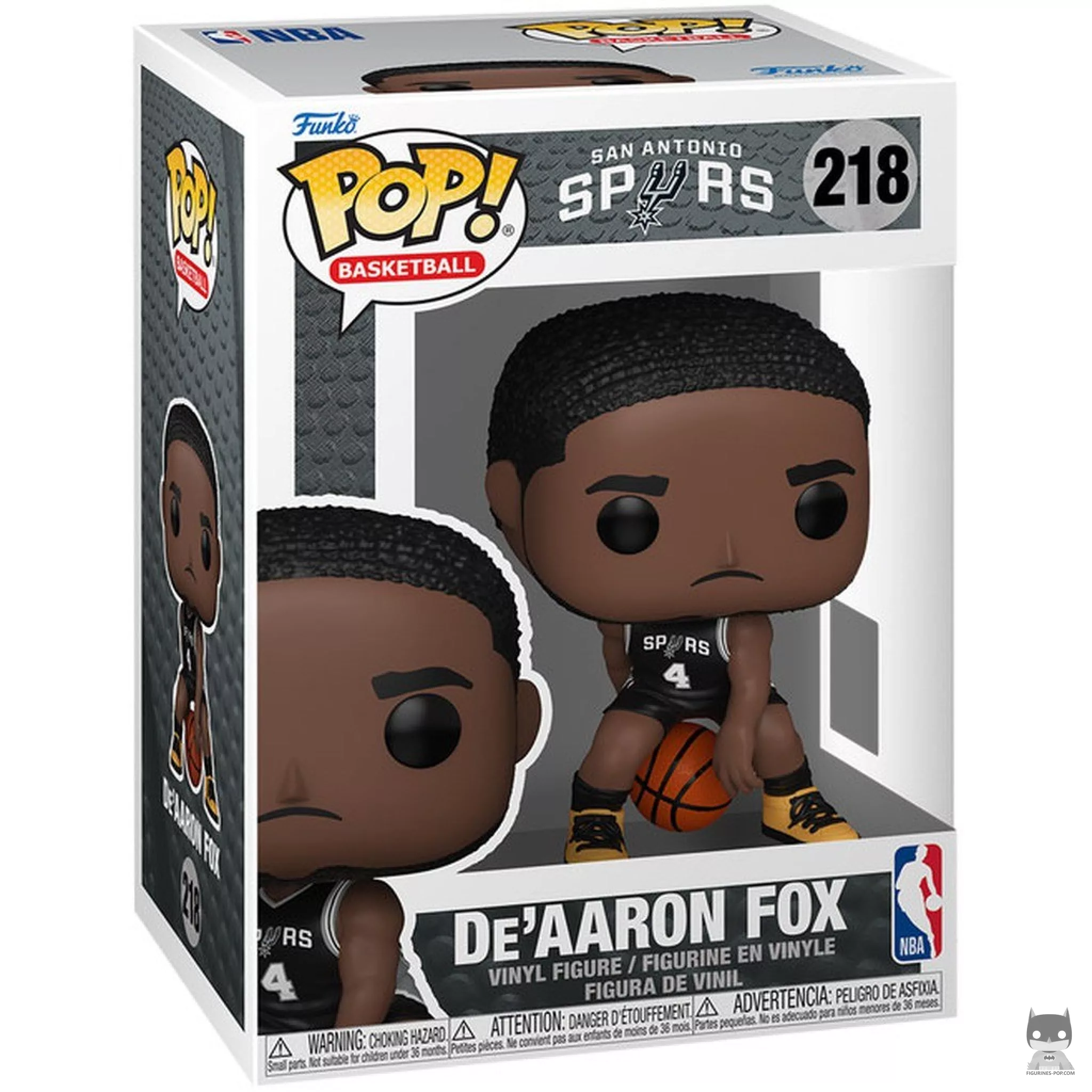 De'Aaron Fox Funko Pop! figure in its box