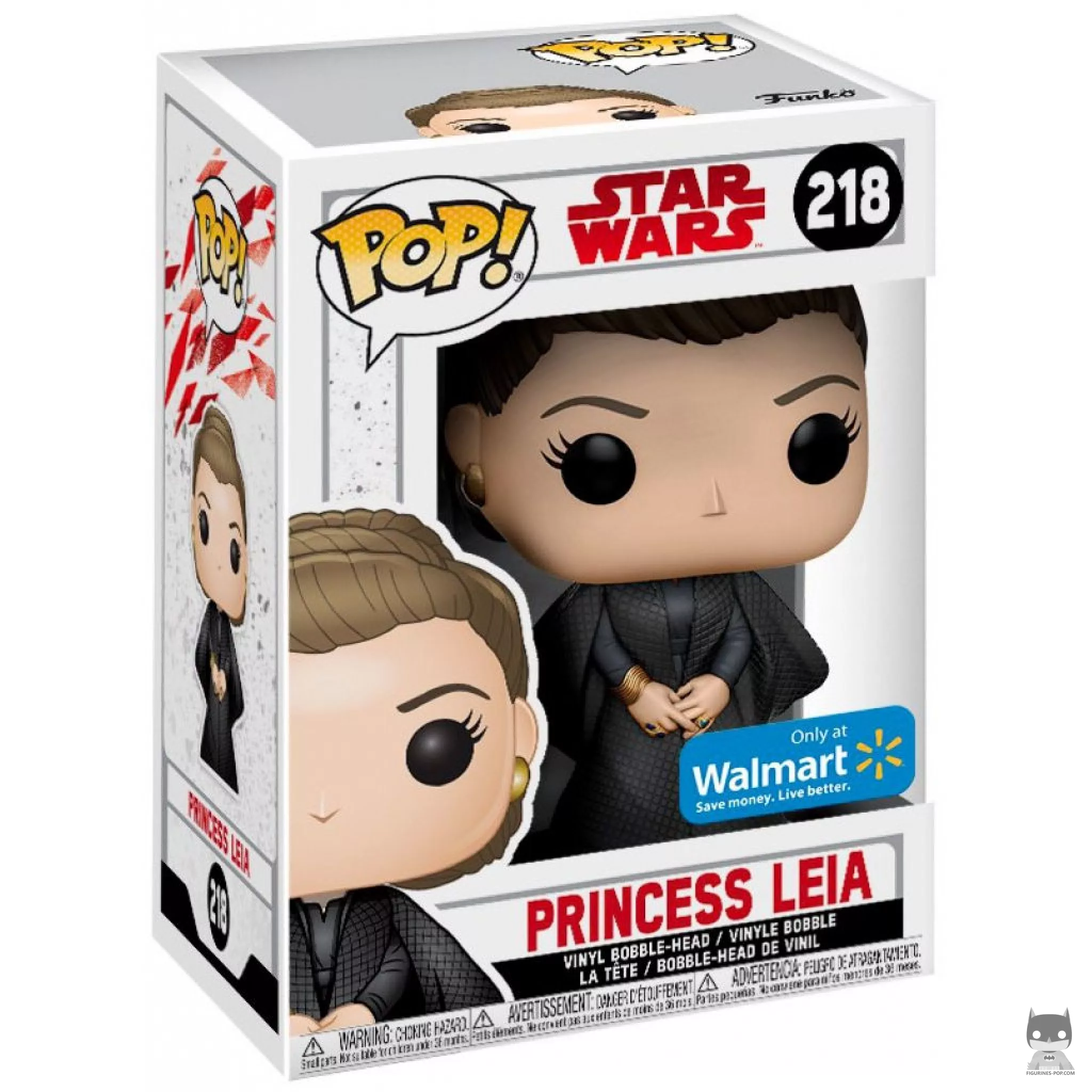 Princess Leia Funko Pop! figure in its box