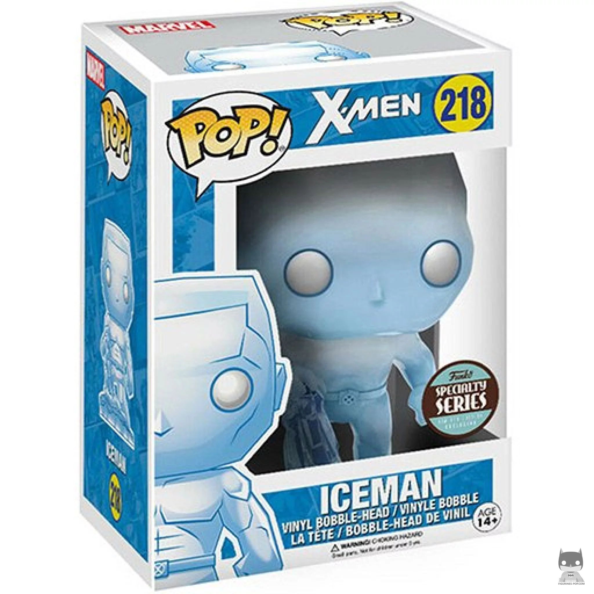 Iceman Funko Pop! figure in its box