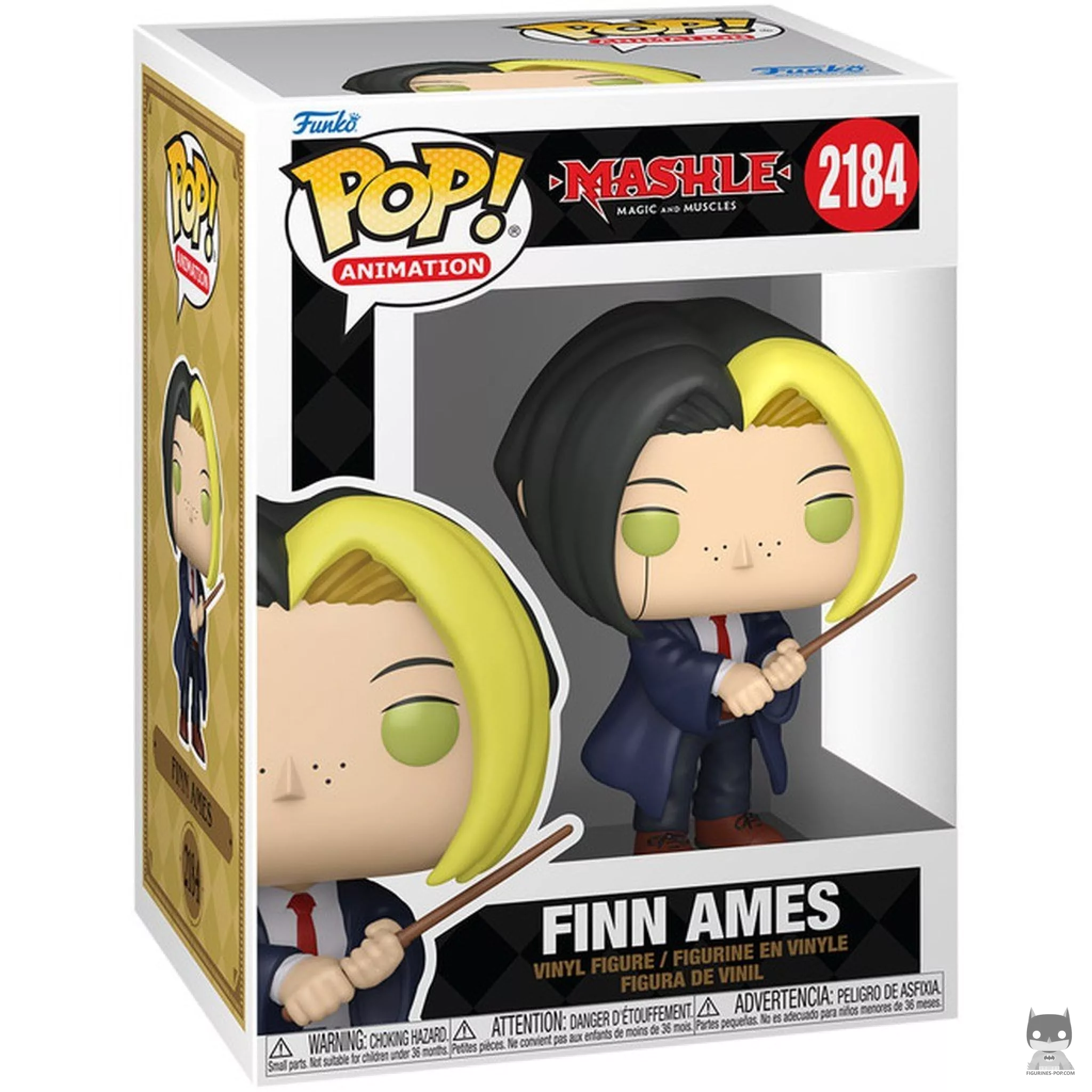 Finn Ames Funko Pop! figure in its box