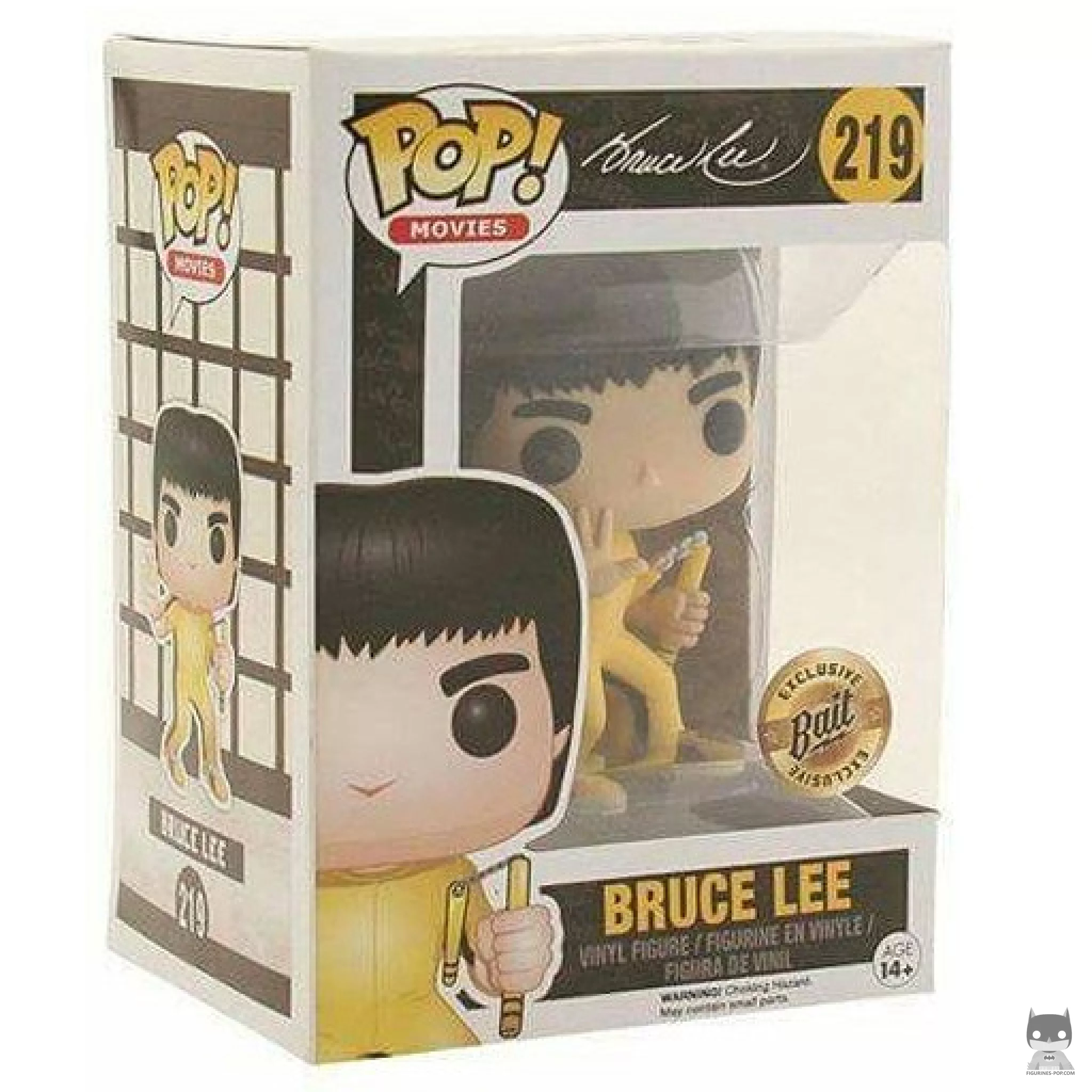Bruce Lee Funko Pop! figure in its box