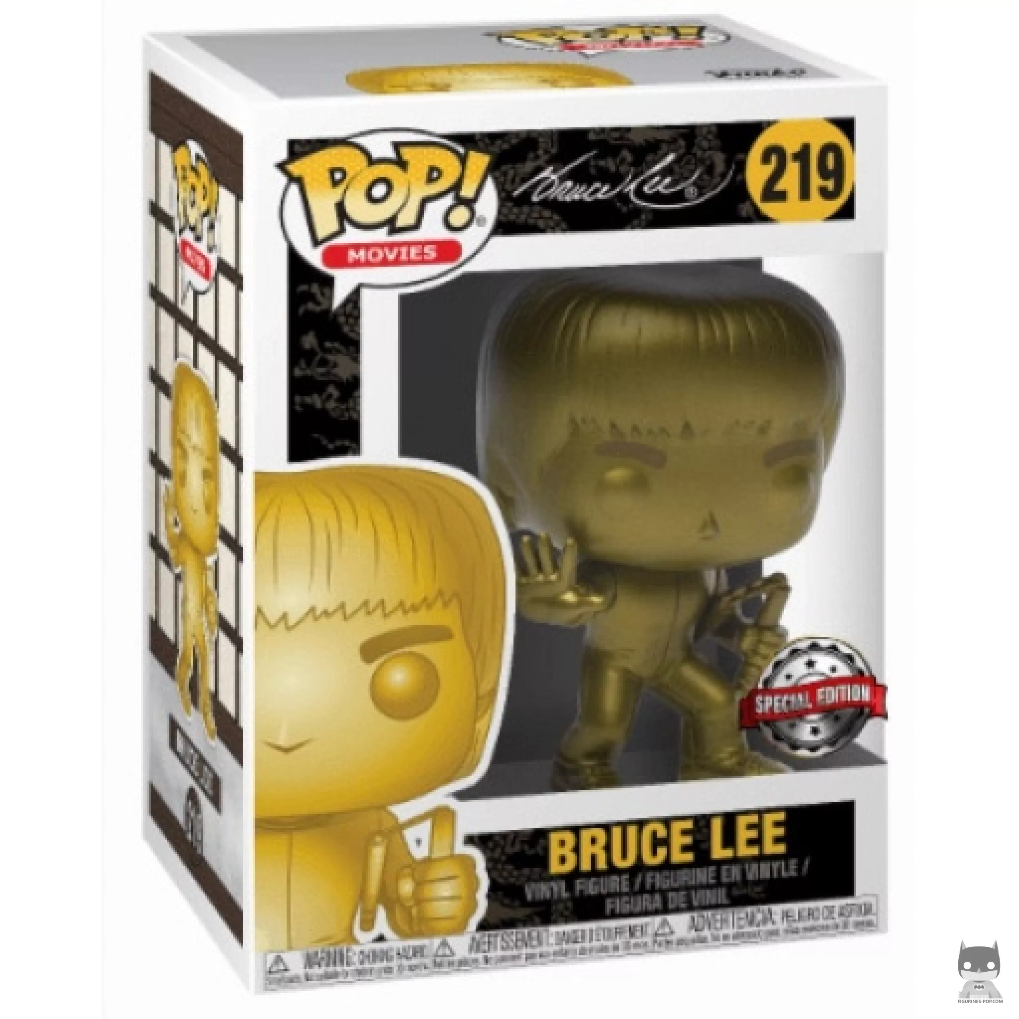 Bruce Lee (Gold) Funko Pop! figure in its box