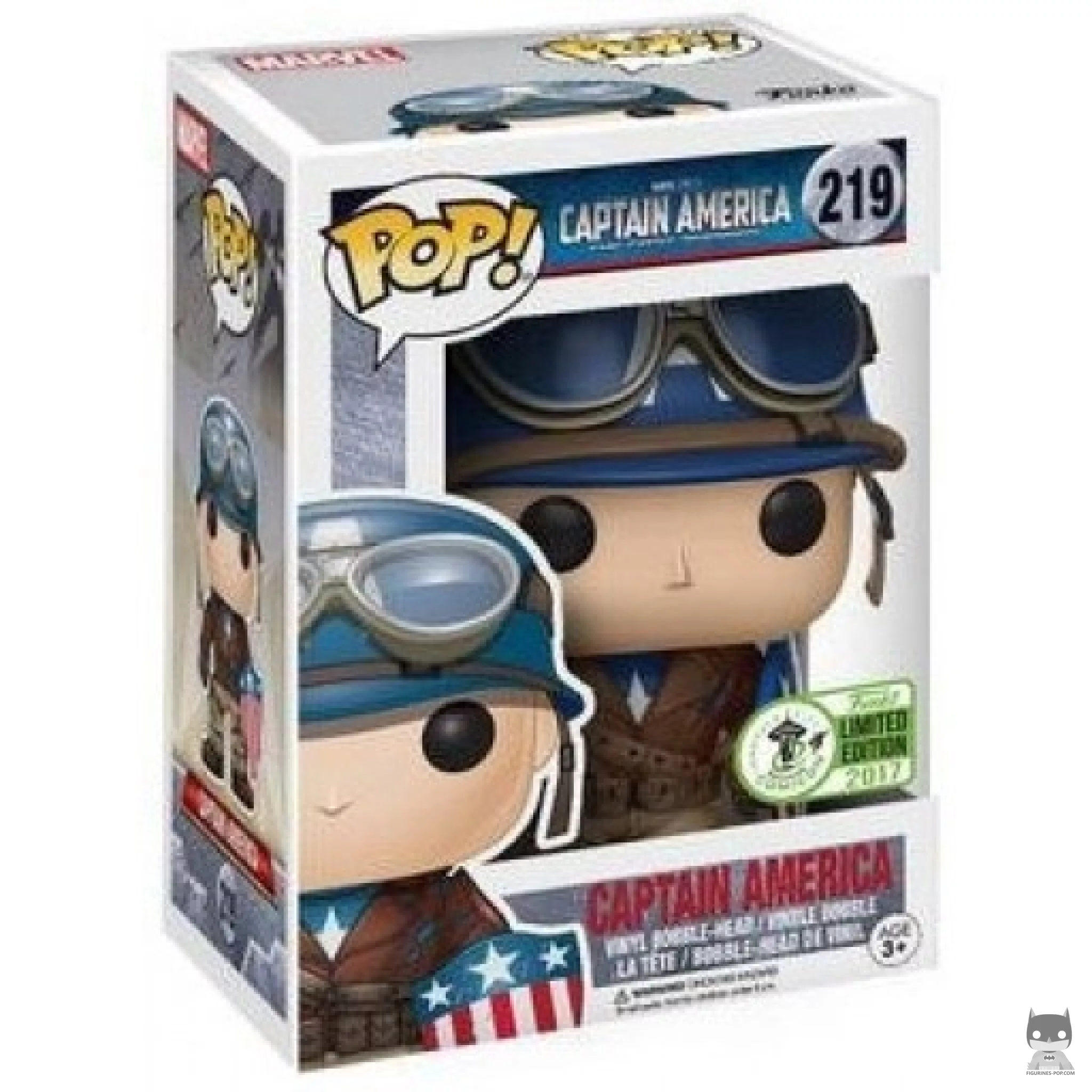 Captain America (WWII) Funko Pop! figure in its box